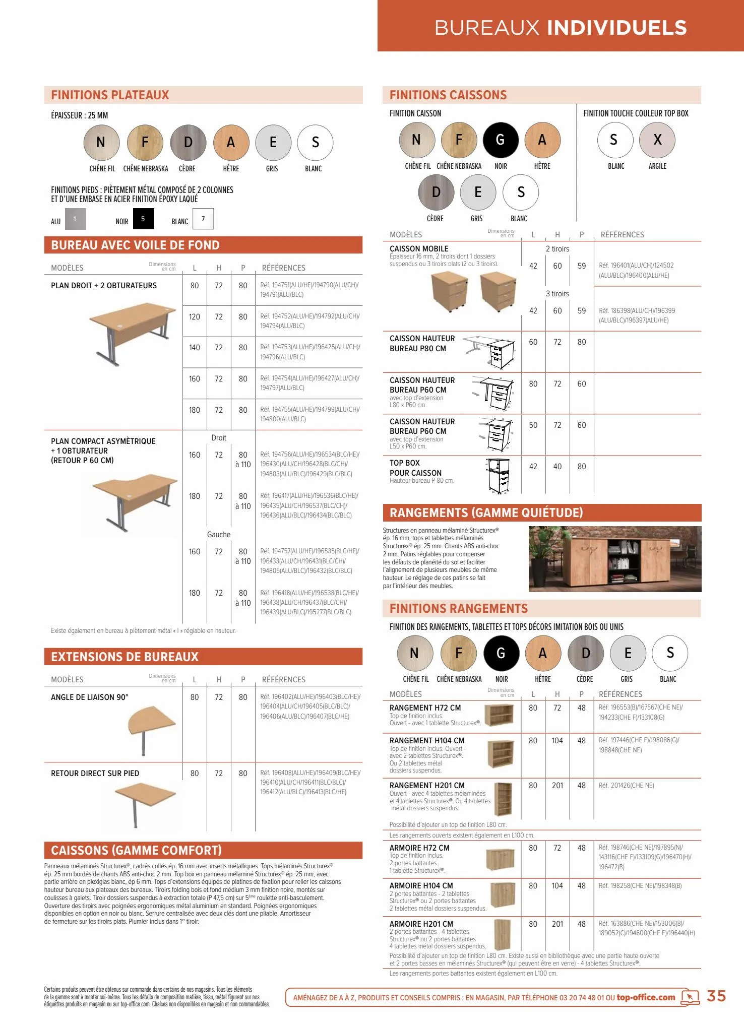 Catalogue Mobilier & Espaces De Travail 2022, page 00035