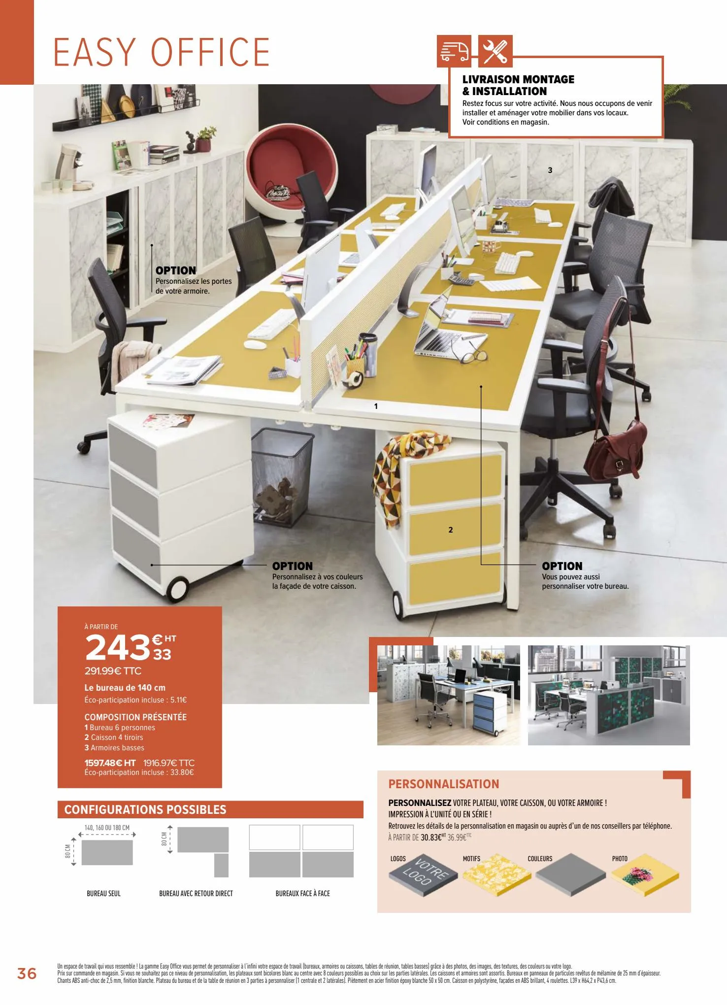 Catalogue Mobilier & Espaces De Travail 2022, page 00036