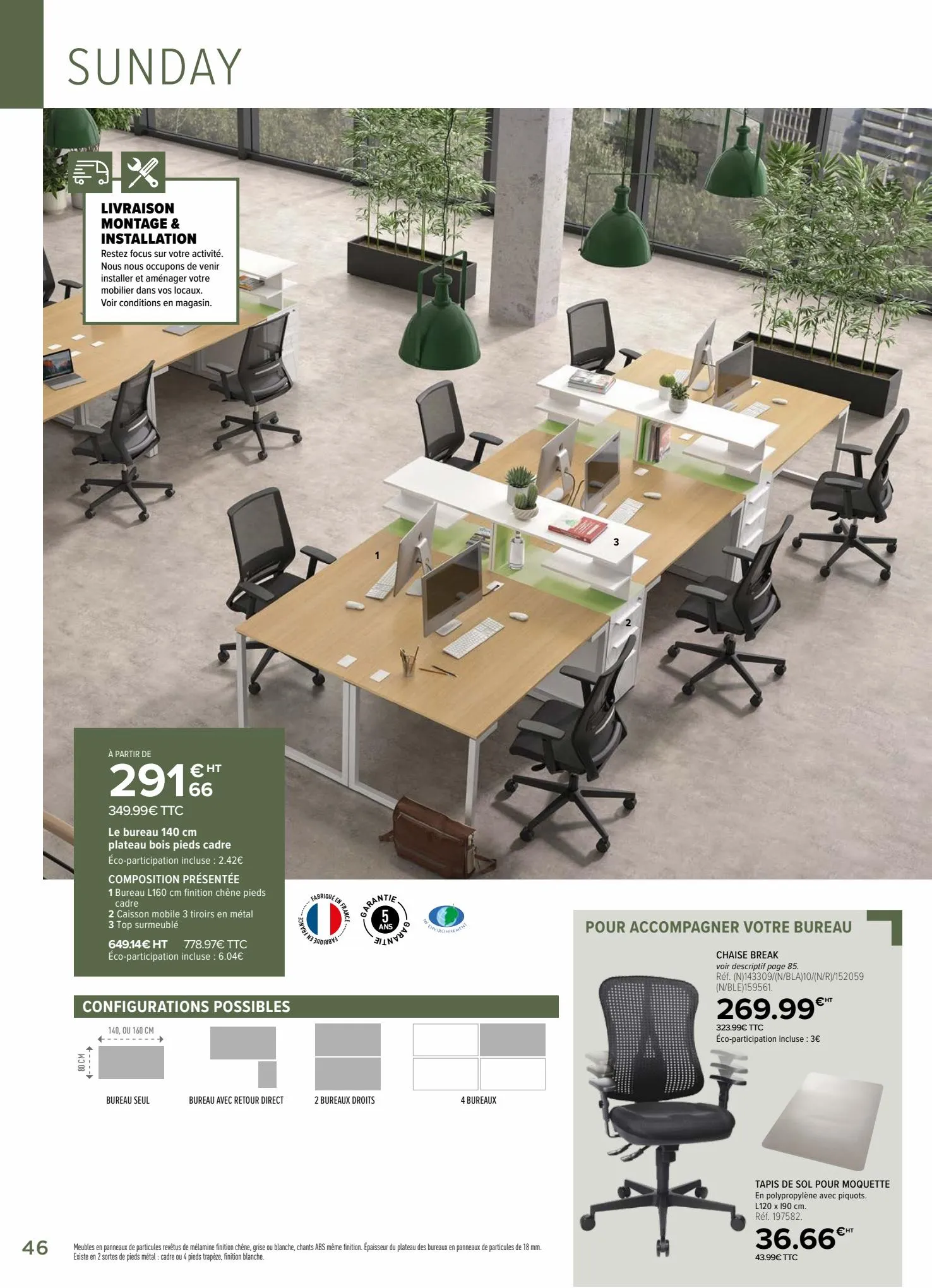 Catalogue Mobilier & Espaces De Travail 2022, page 00046