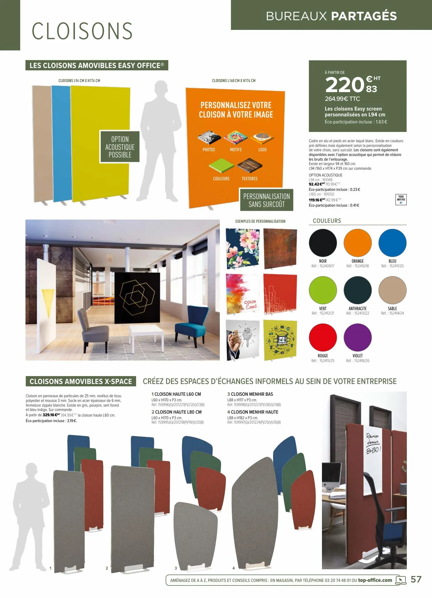 Catalogue Mobilier & Espaces De Travail 2022, page 00057
