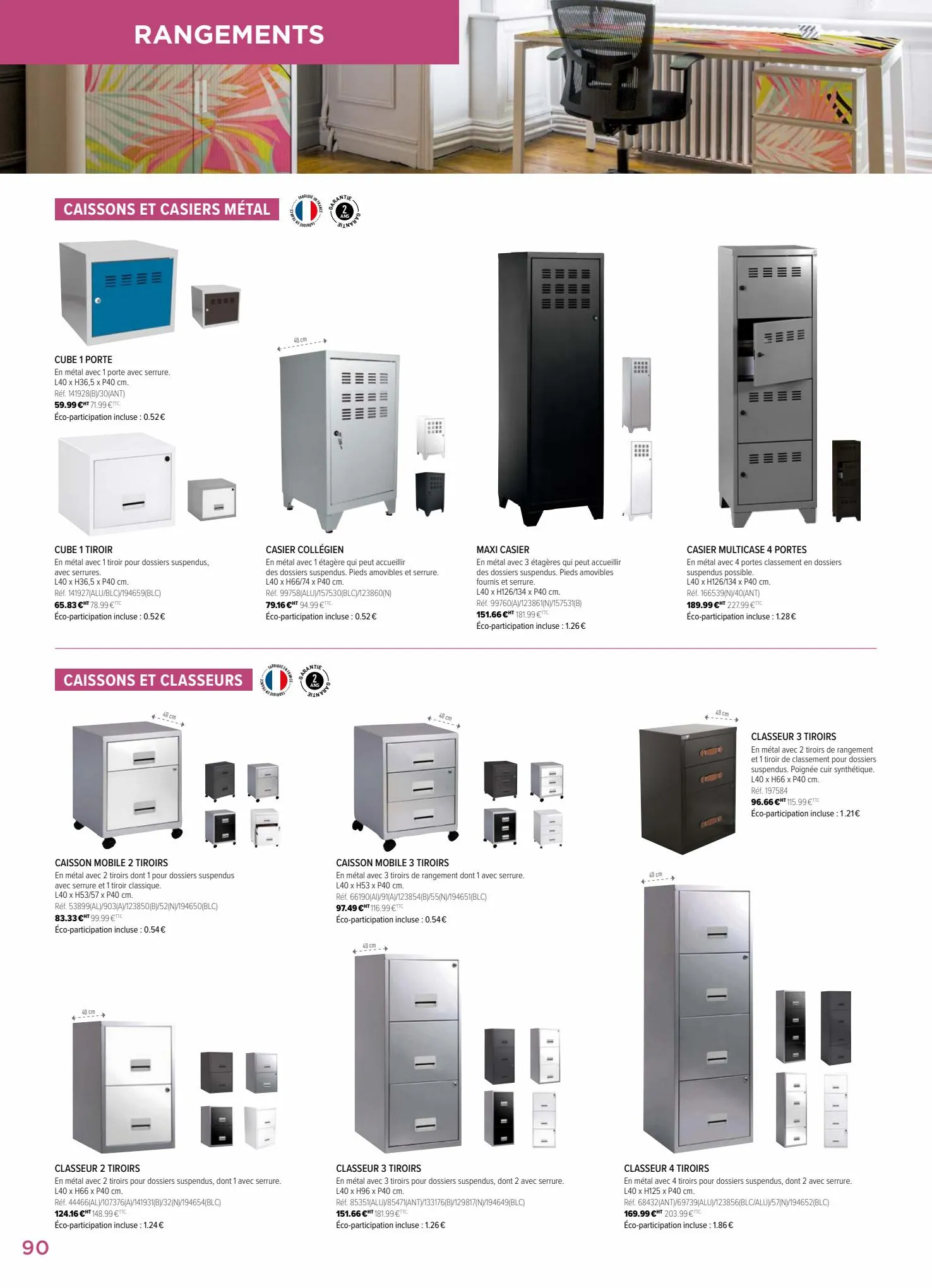 Catalogue Mobilier & Espaces De Travail 2022, page 00090