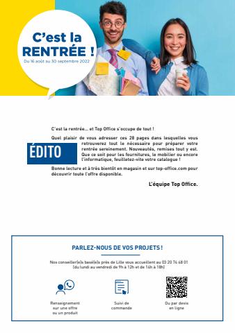 Catalogue Top Office à Nantes | Rentree pro! | 16/08/2022 - 30/09/2022