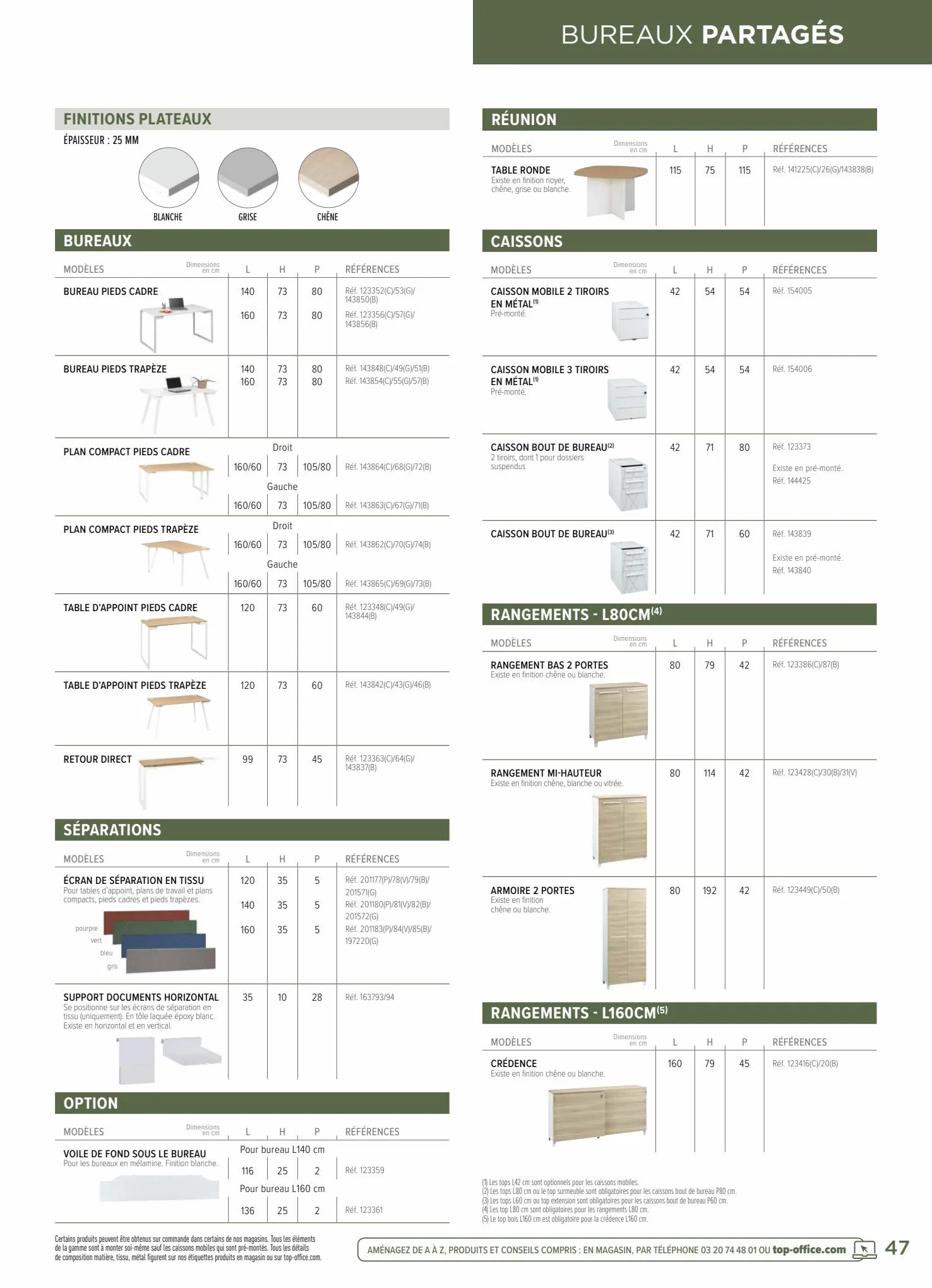 Catalogue Mobilier et espace de travail, page 00047