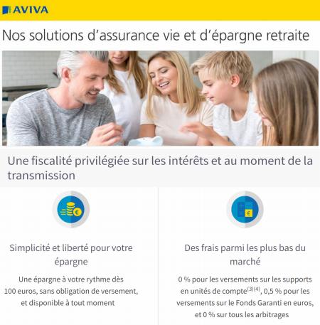 Promos de Banques et Assurances à Paris | Aviva Assurance sur Aviva | 29/05/2022 - 29/07/2022