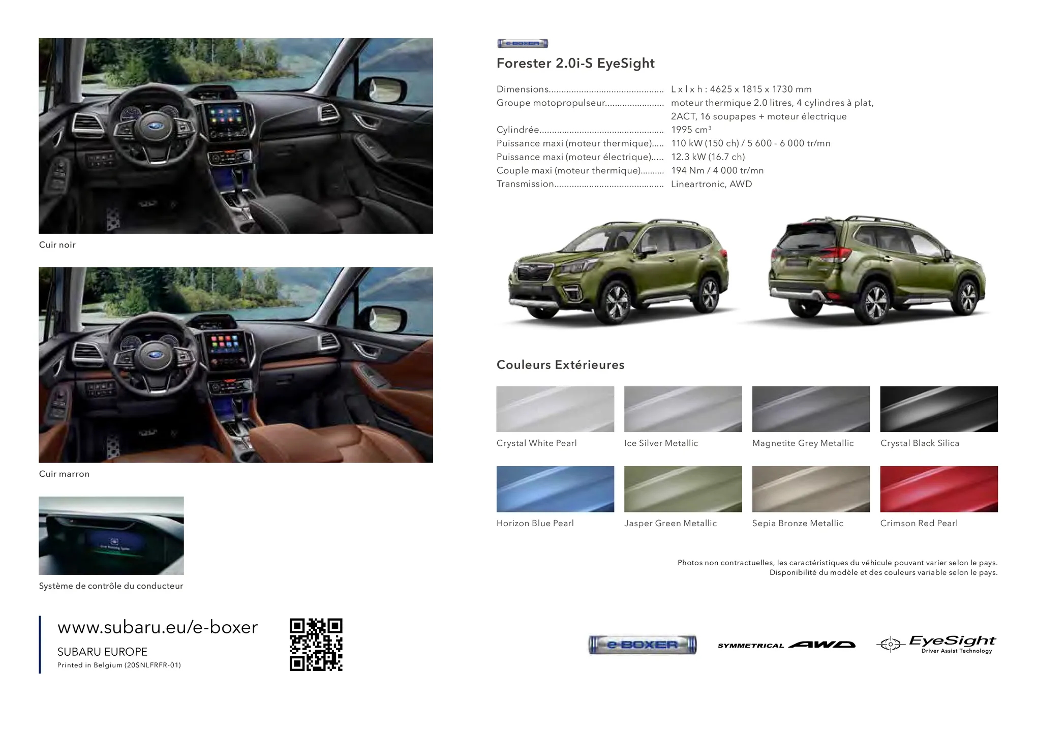 Catalogue Subaru Forester, page 00004