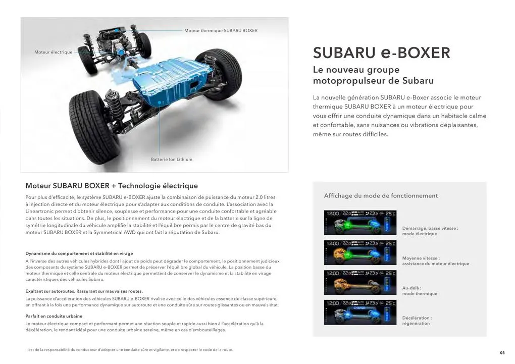 Catalogue Subaru XV, page 00003