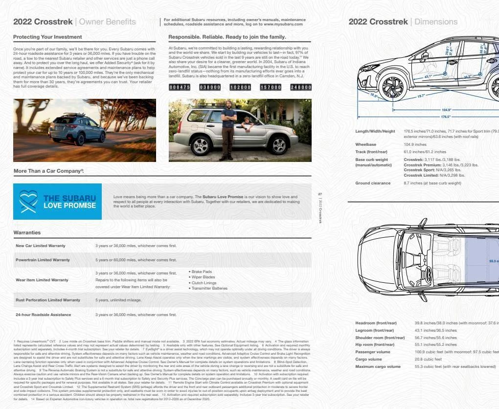 Catalogue SUBARU CROSSTREK 2022, page 00026