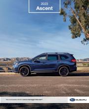 Catalogue Subaru | Ascent 2023 | 27/10/2022 - 30/06/2023