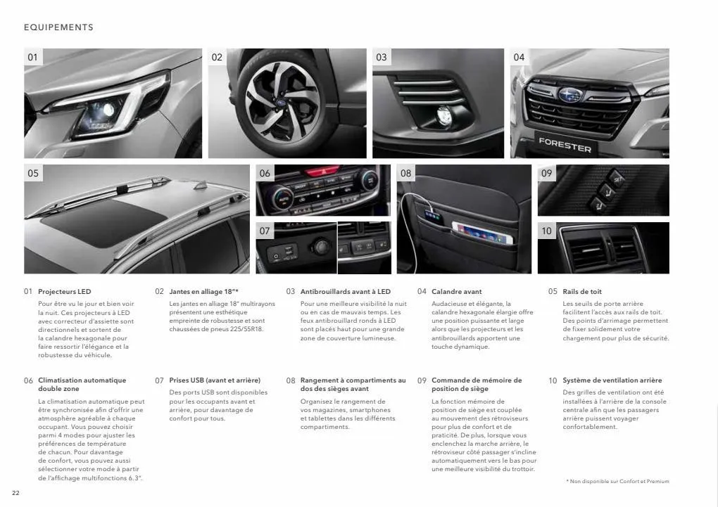 Catalogue Subaru Forester, page 00022