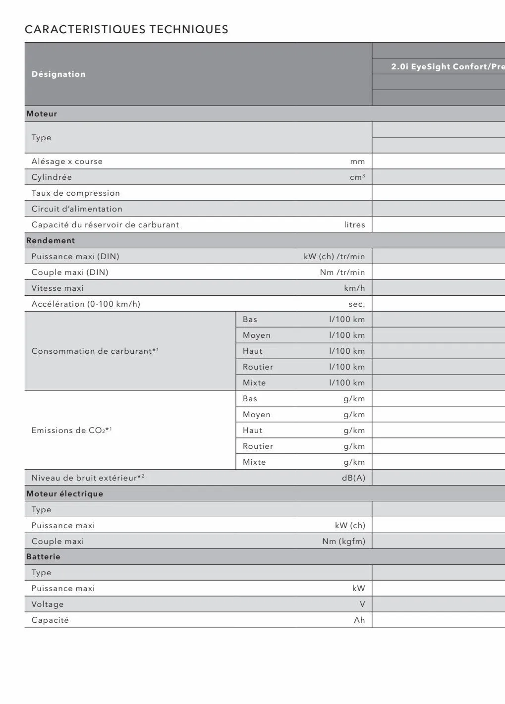 Catalogue Subaru Forester, page 00028