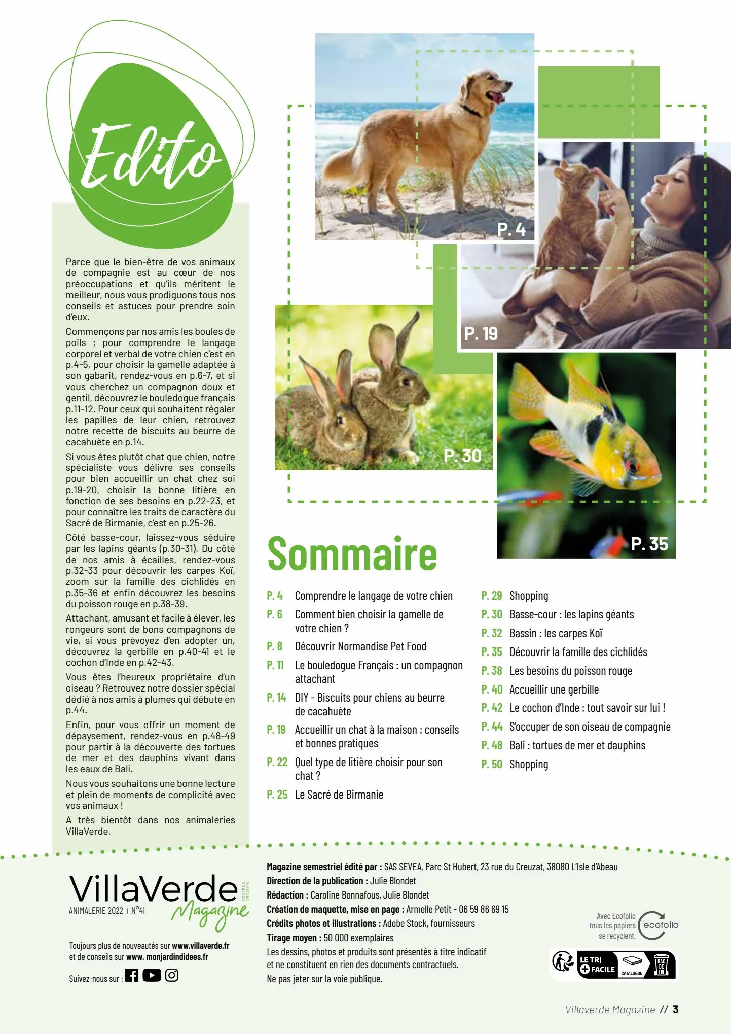 Catalogue VillaVerde C R É AT I F S REGARDS ANIMALERIE 2022, page 00003