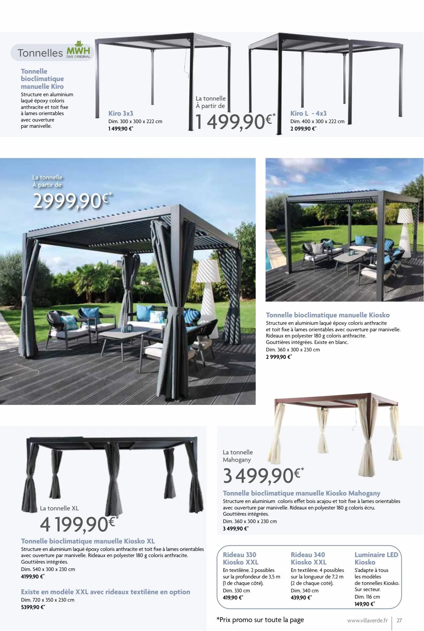 Catalogue Catalogue Mobilier de Jardin VillaVerde 2022, page 00027