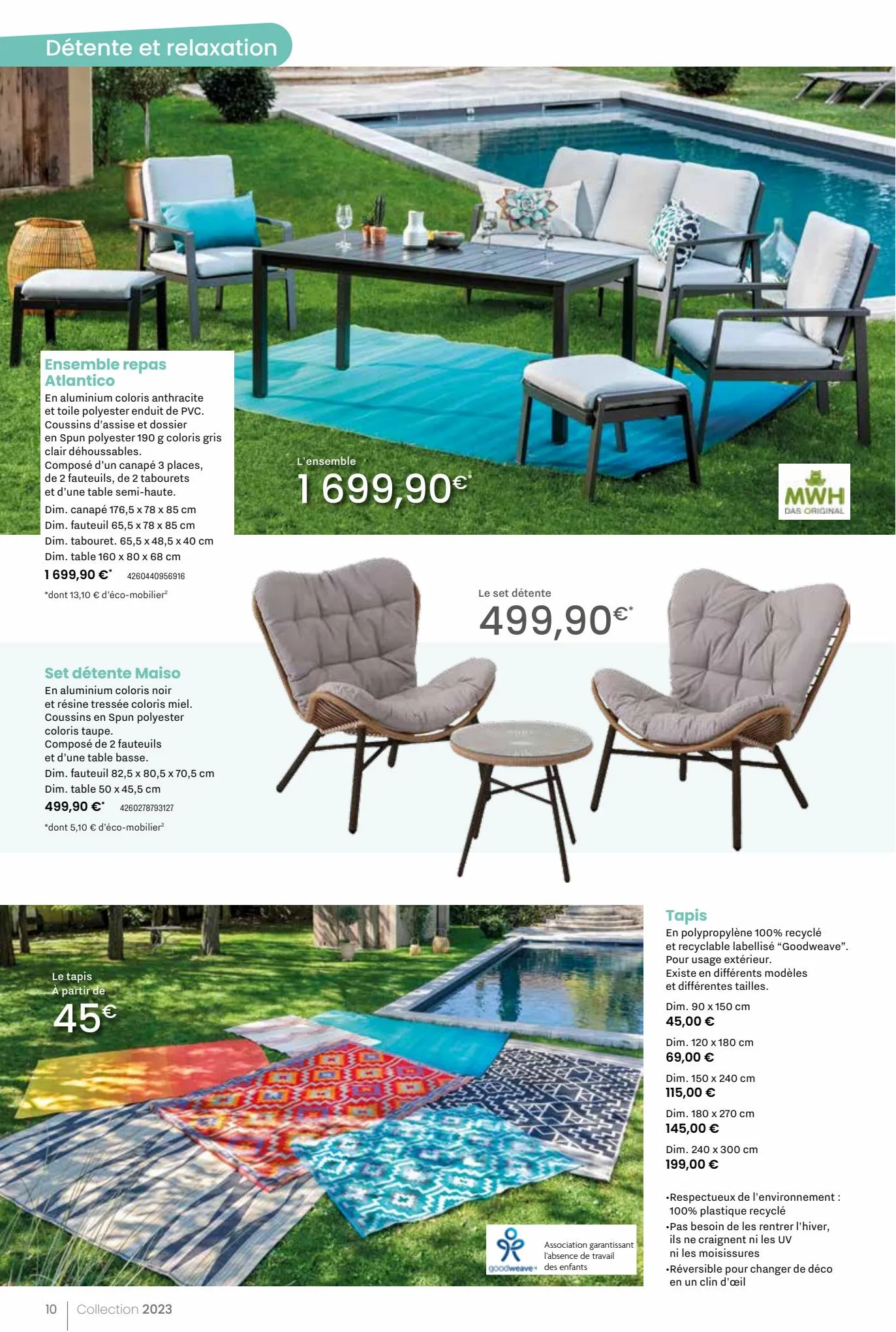 Catalogue Catalogue Mobilier Jardin 2023, page 00010