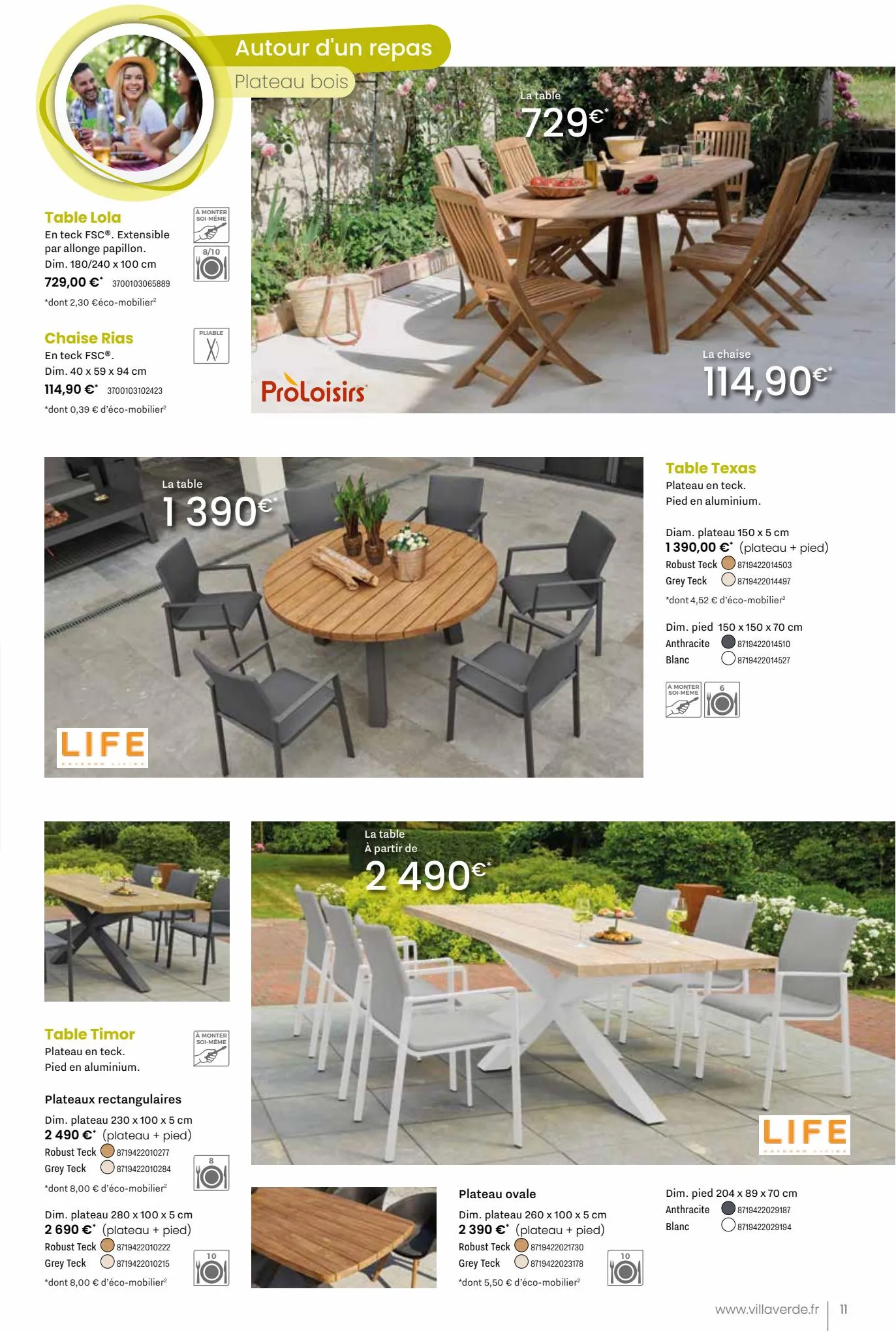 Catalogue Catalogue Mobilier Jardin 2023, page 00011