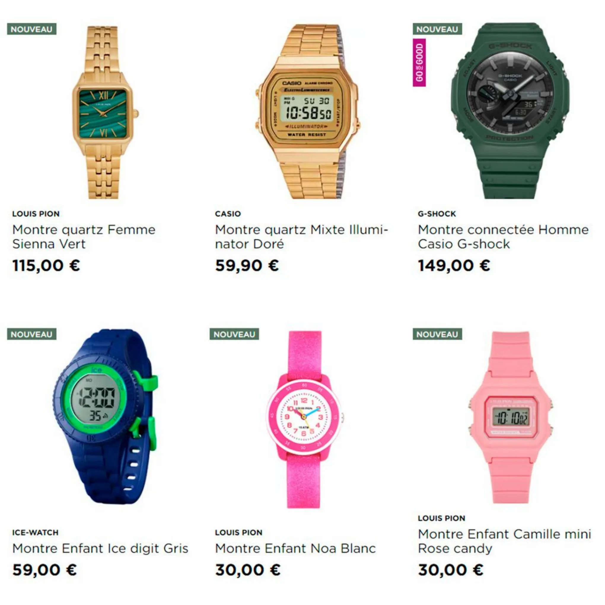 Catalogue Nouvelle collection de montres, page 00002