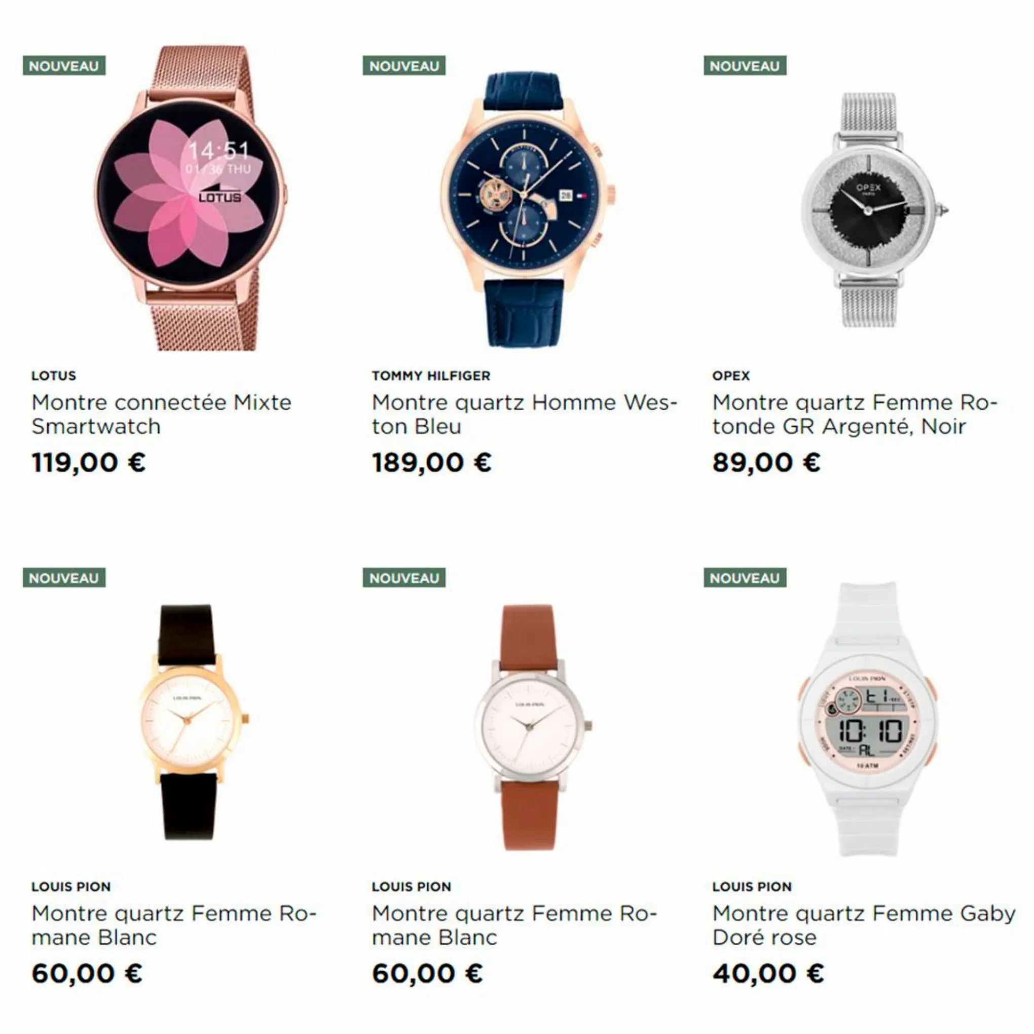 Catalogue Nouvelle collection de montres, page 00006