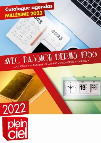 Catalogue Agendas 2023