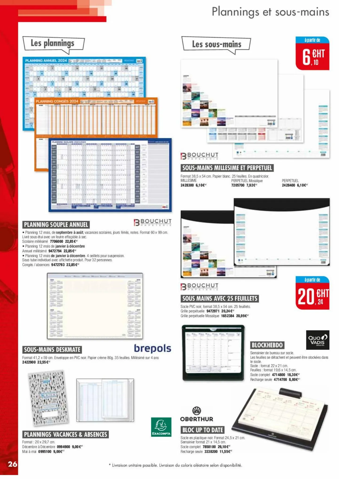 Catalogue Catalogue Agendas 2024 Plein Ciel, page 00026