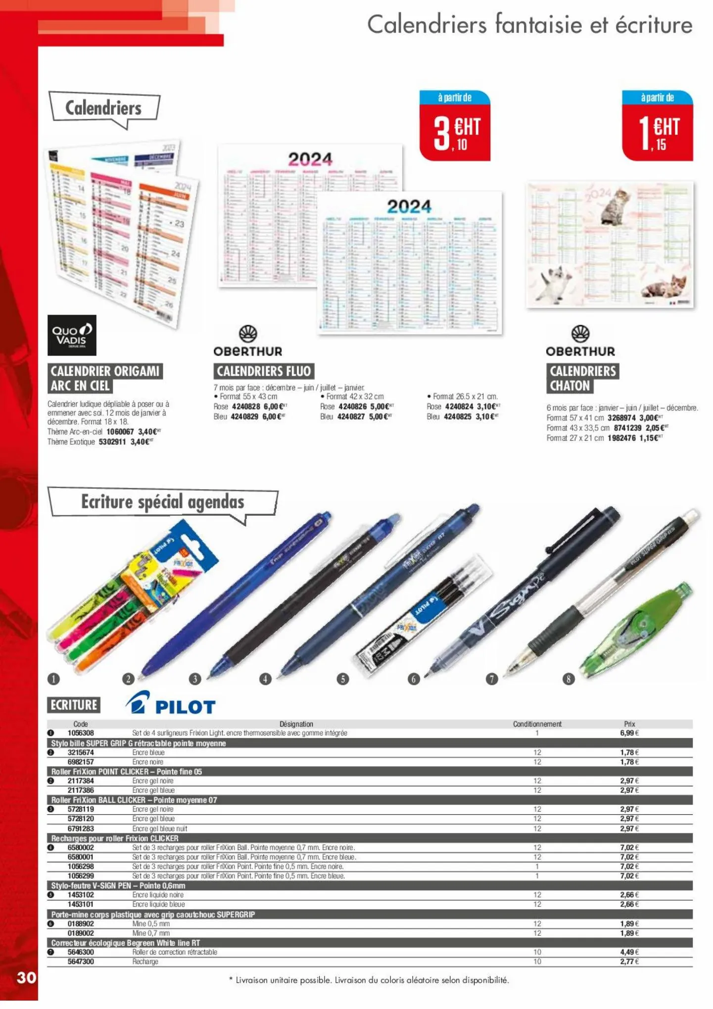 Catalogue Catalogue Agendas 2024 Plein Ciel, page 00030