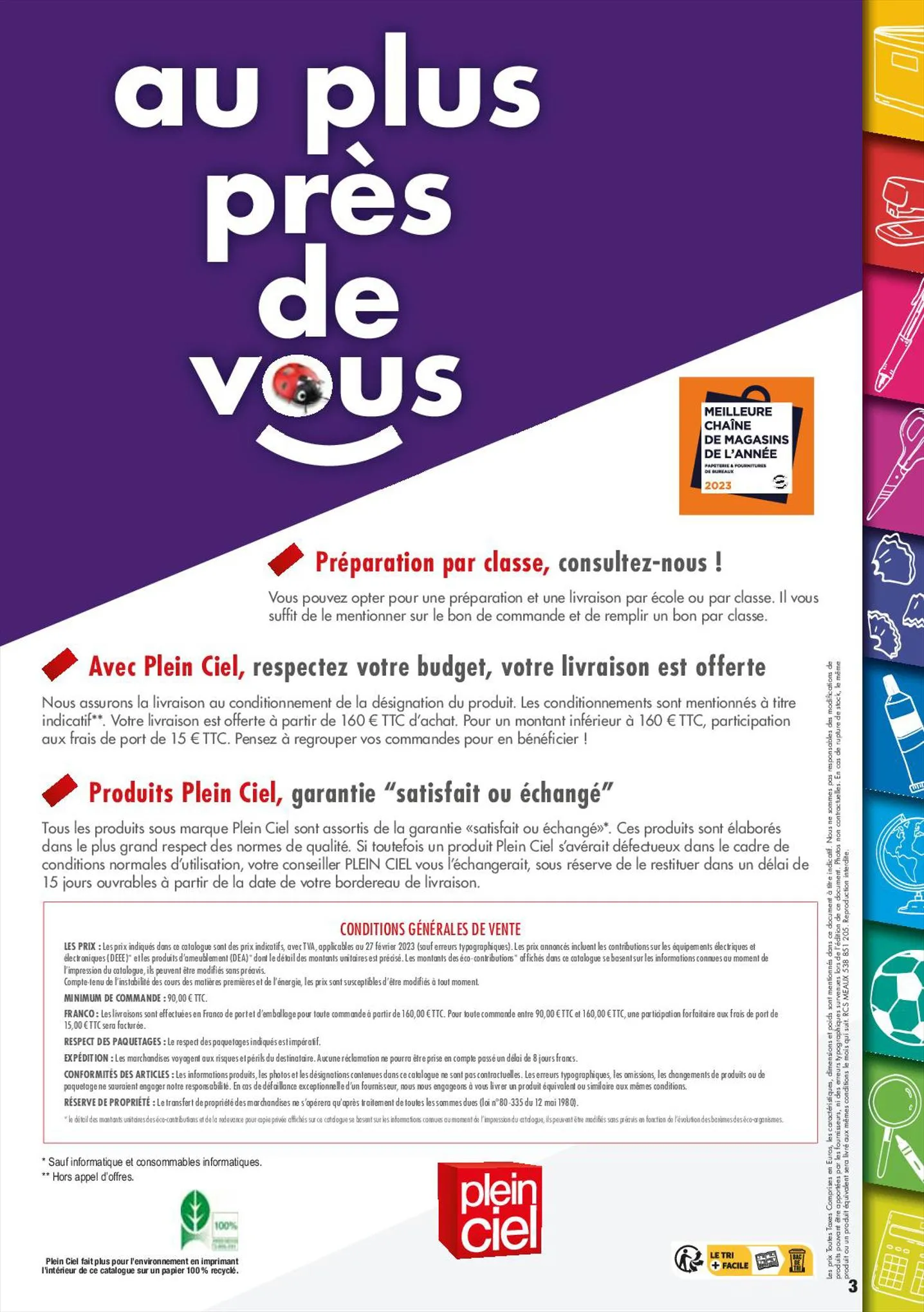 Catalogue Catalogue des écoles, page 00003