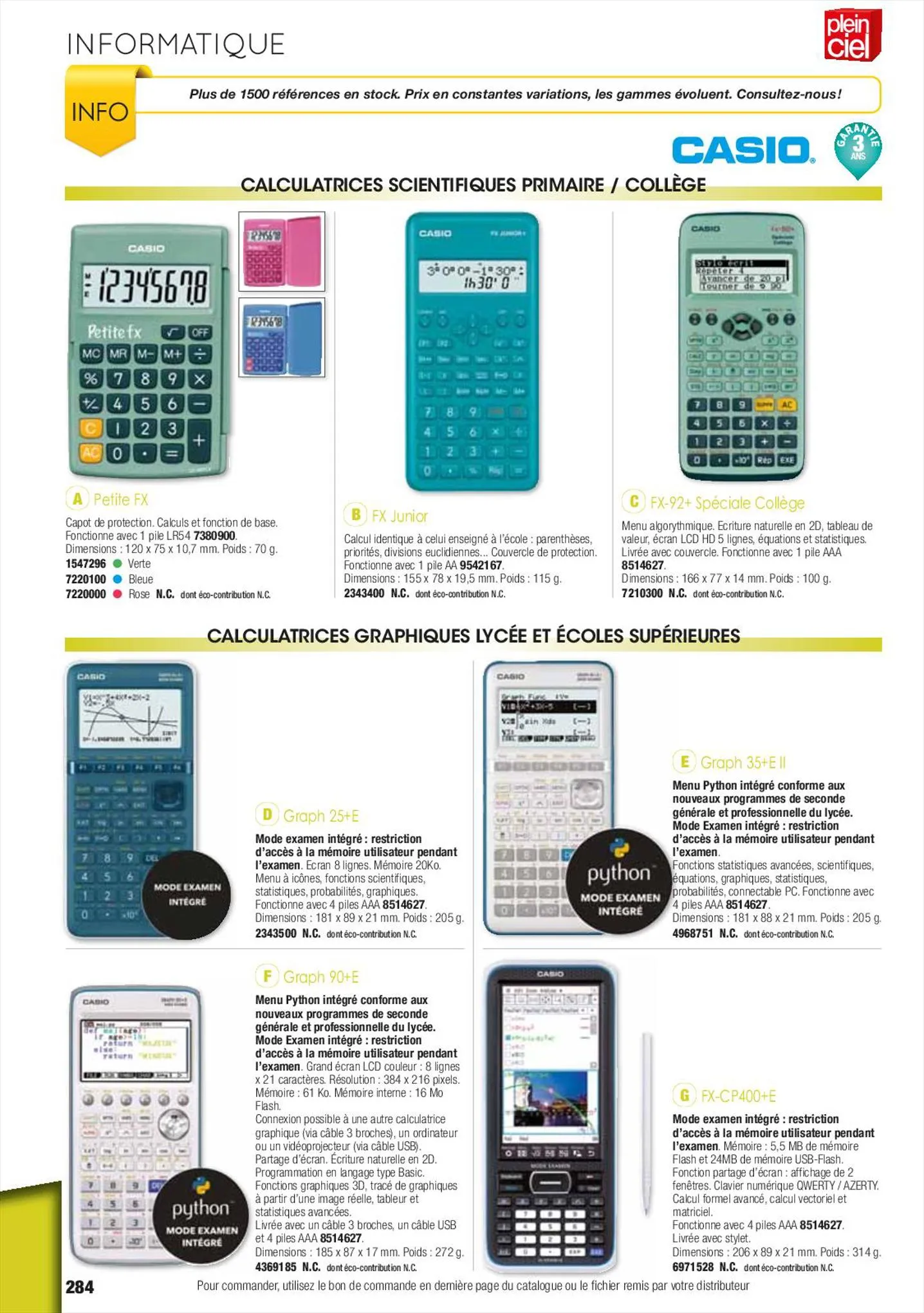 Catalogue Catalogue des écoles, page 00284