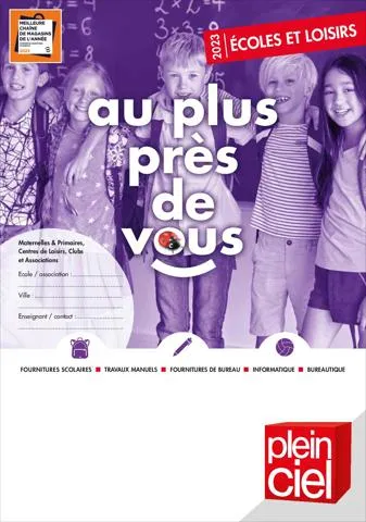 Catalogue des écoles