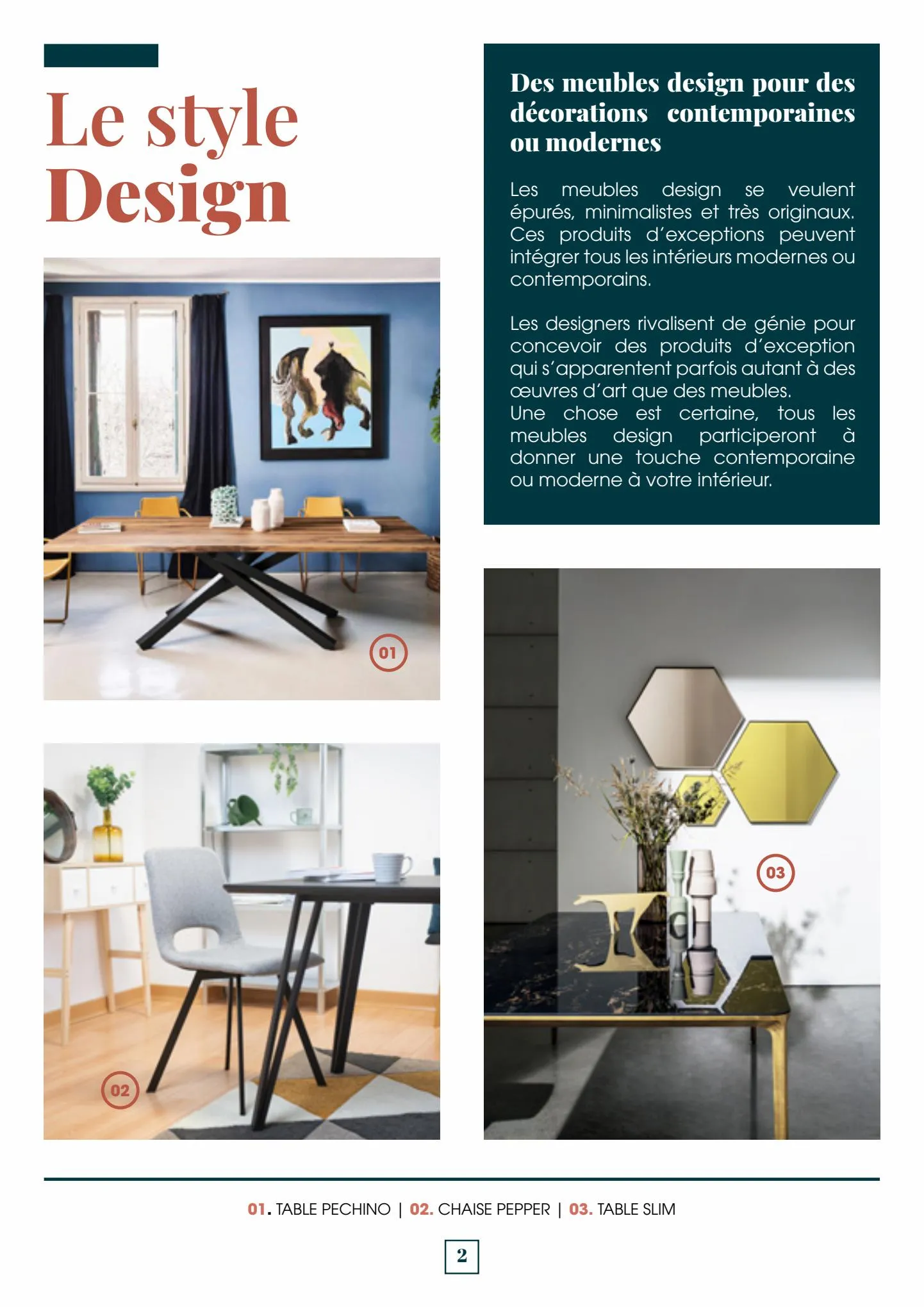 Catalogue Cahier Tendance Style Design, page 00002