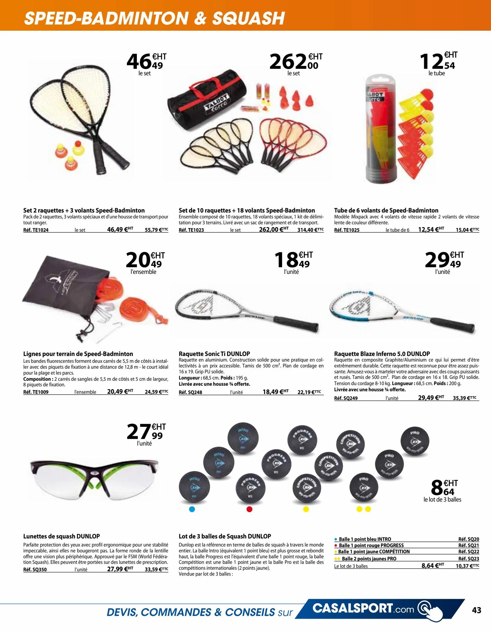 Catalogue Sports de Raquettes, page 00039