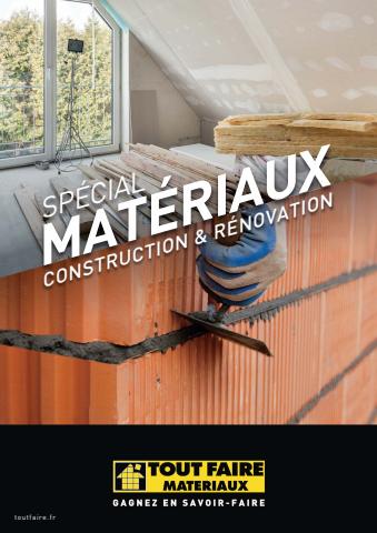 Catalogue Tout faire matériaux | Catalogue Matériaux | 10/01/2022 - 31/05/2022
