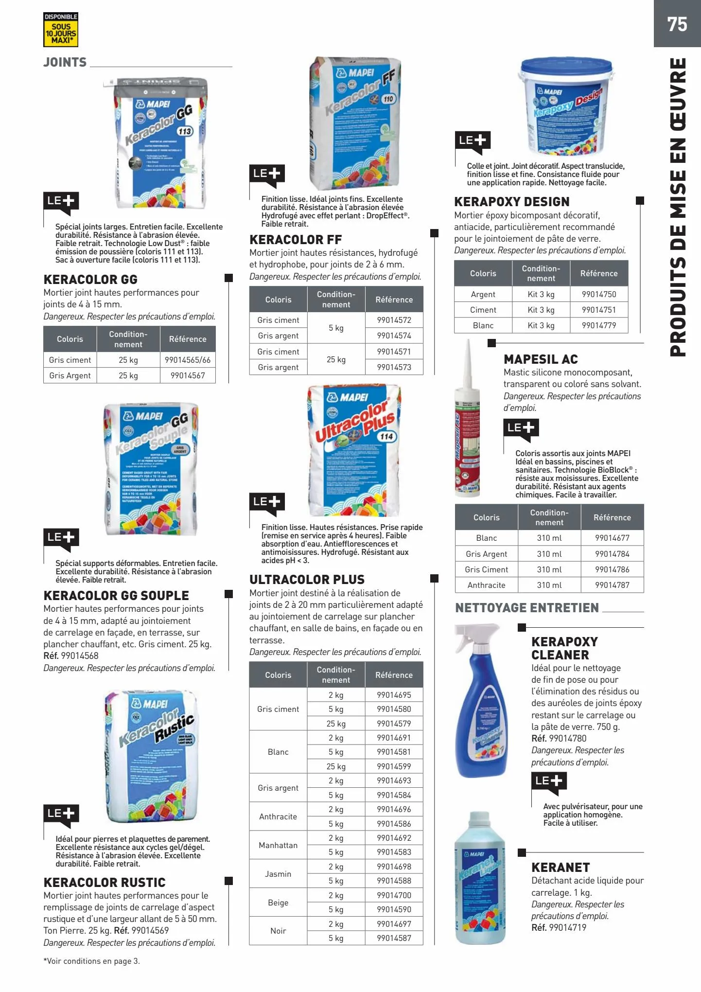 Catalogue Catalogue Carrelage, page 00075