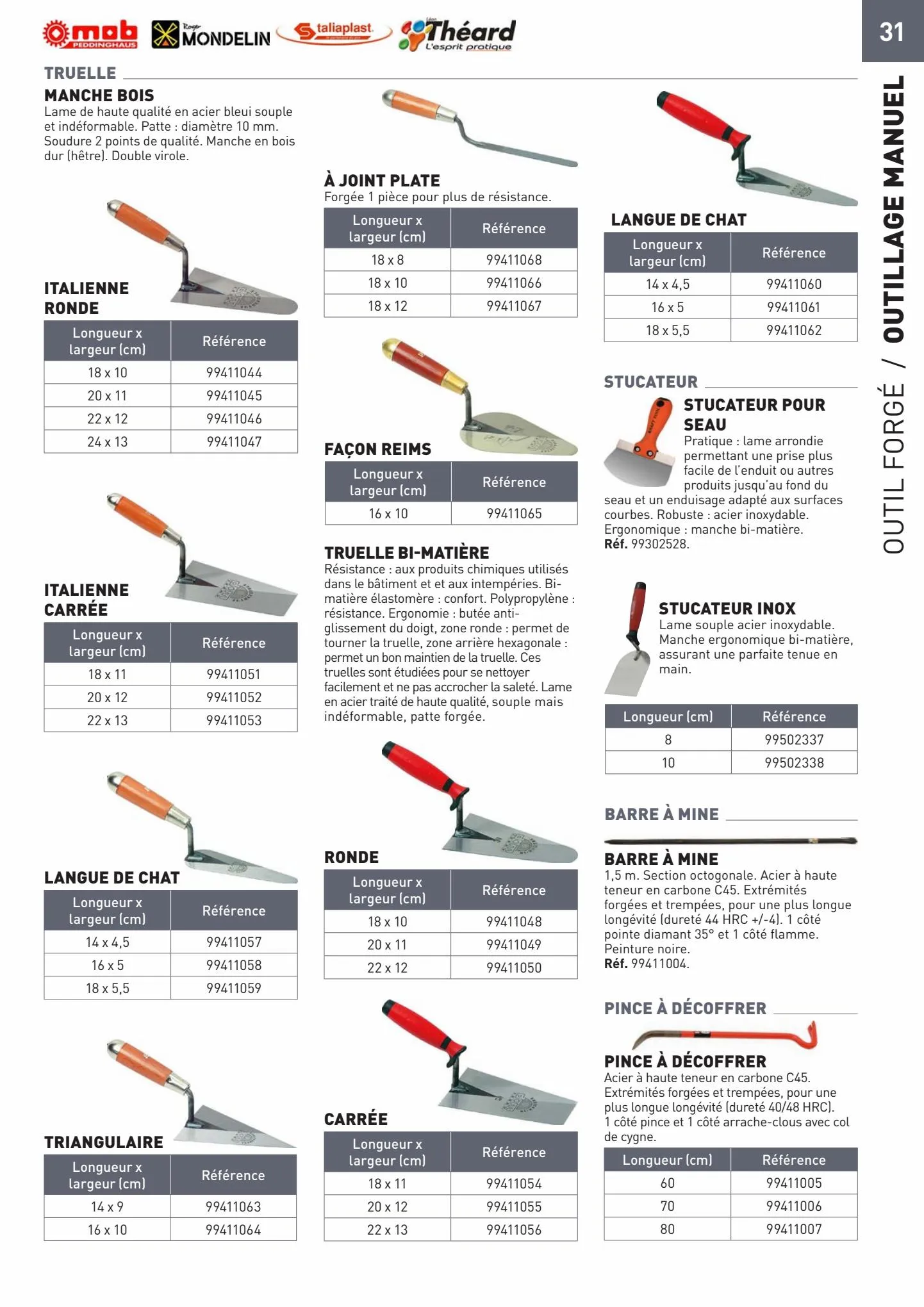 Catalogue Catalogue Tout faire matériaux, page 00031