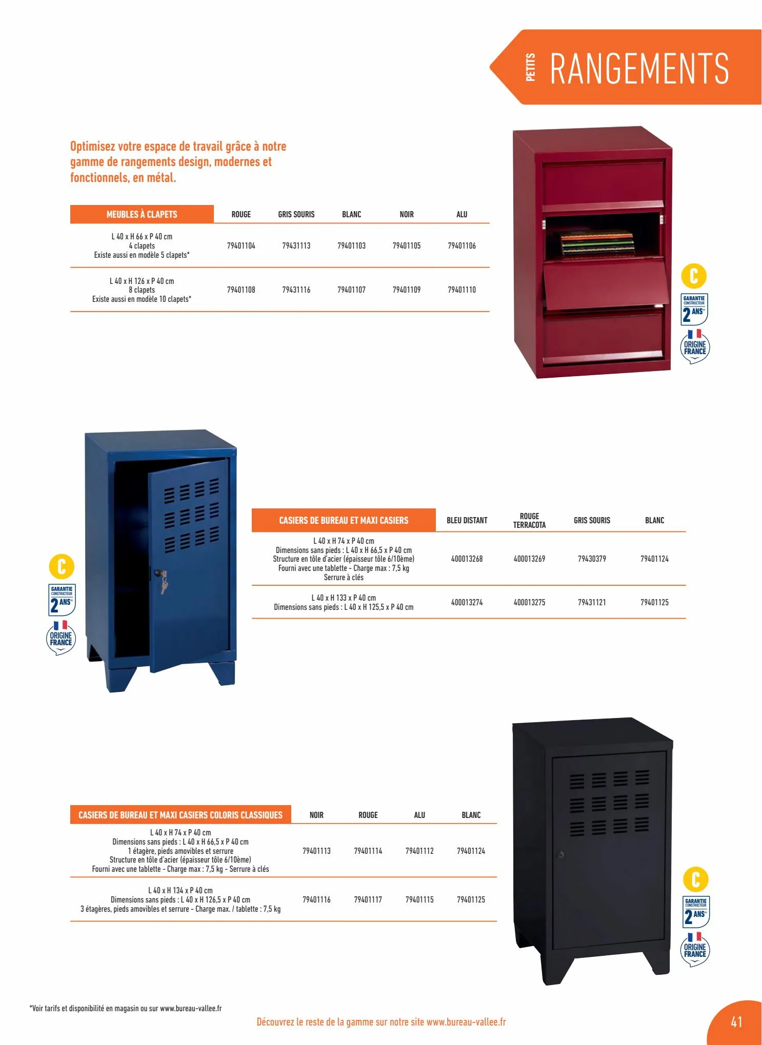 Catalogue MOBILIER DE BUREAU, page 00041