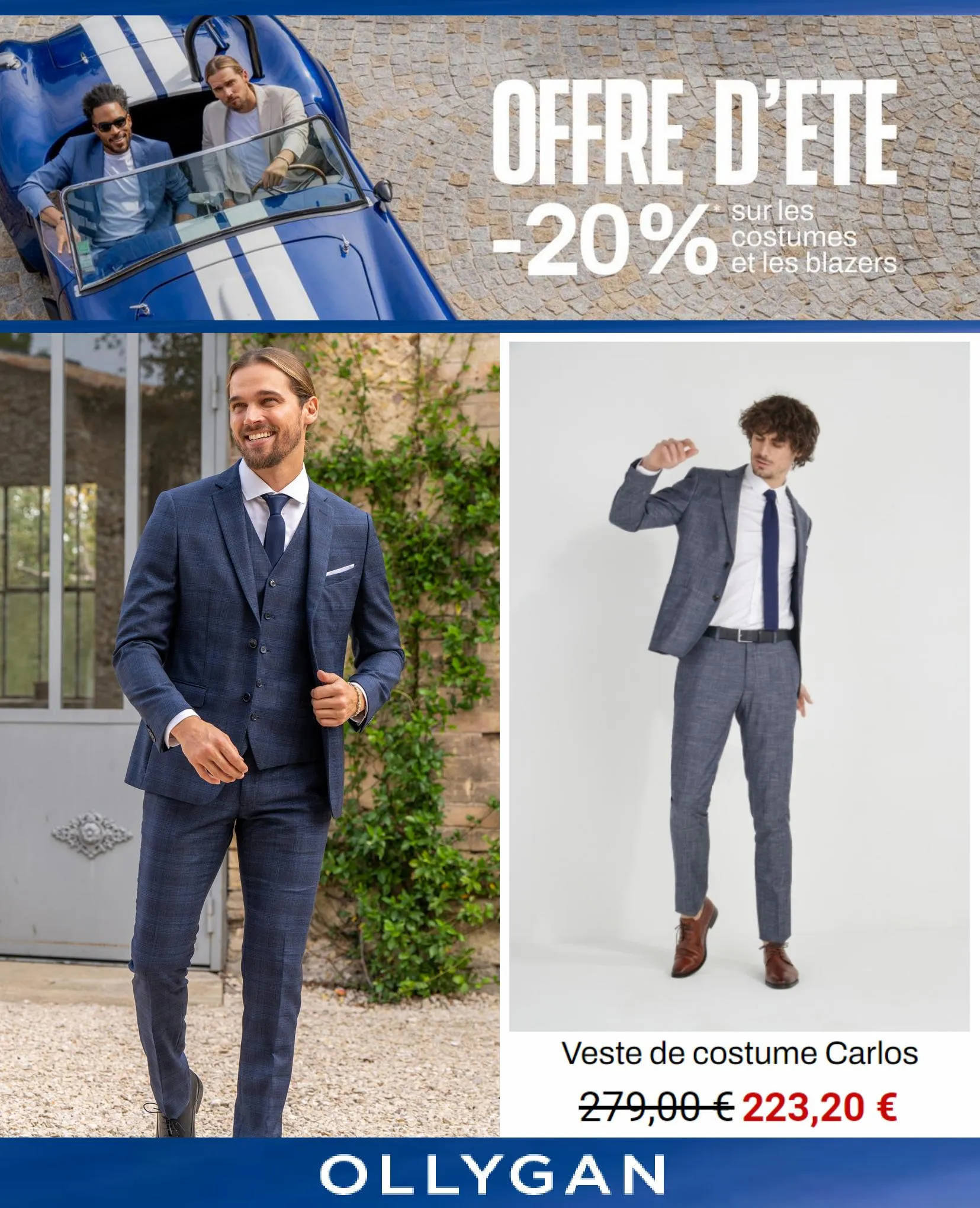 Catalogue Offre D'été -20%* sur les Costumes et les Blazers, page 00001