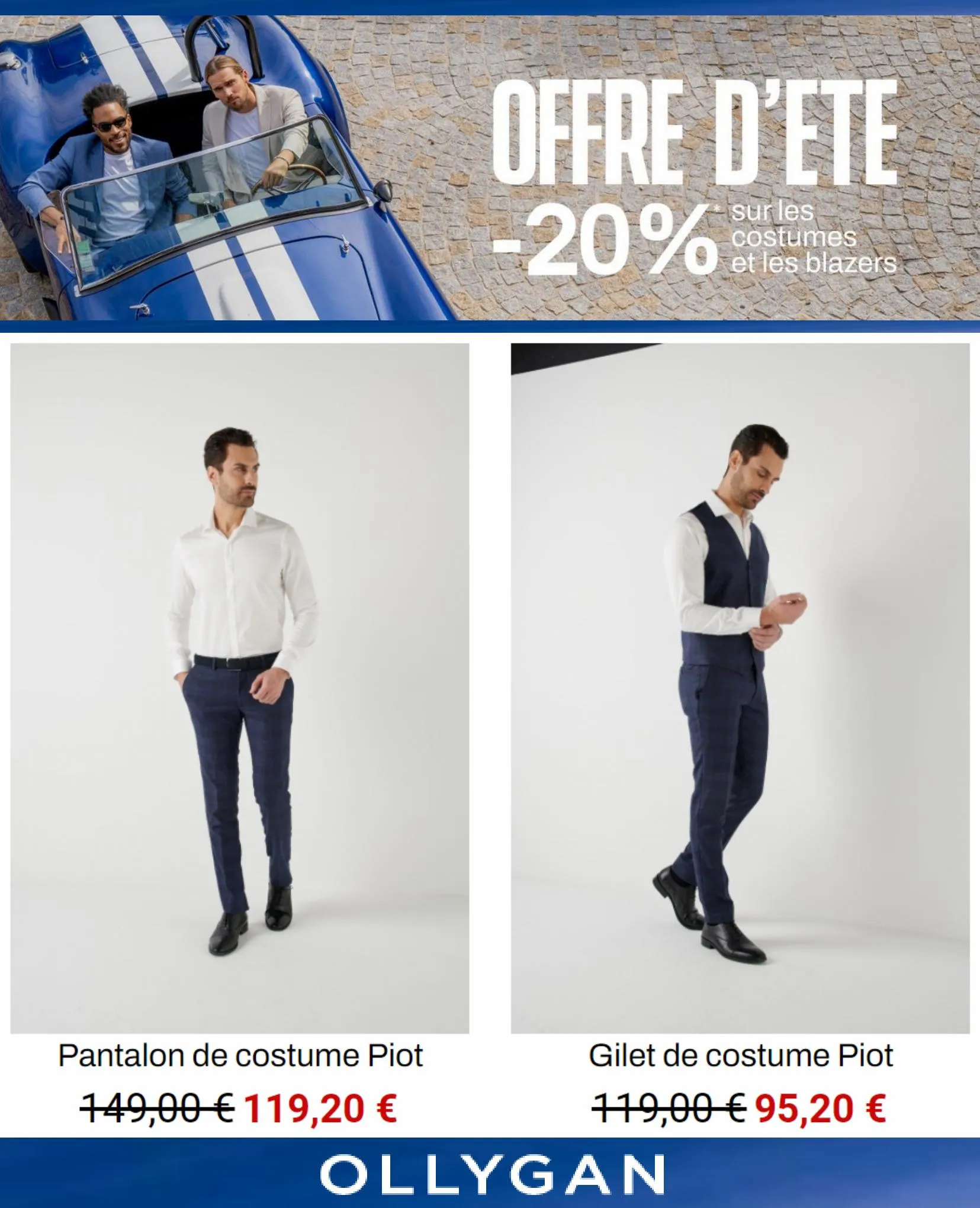 Catalogue Offre D'été -20%* sur les Costumes et les Blazers, page 00002