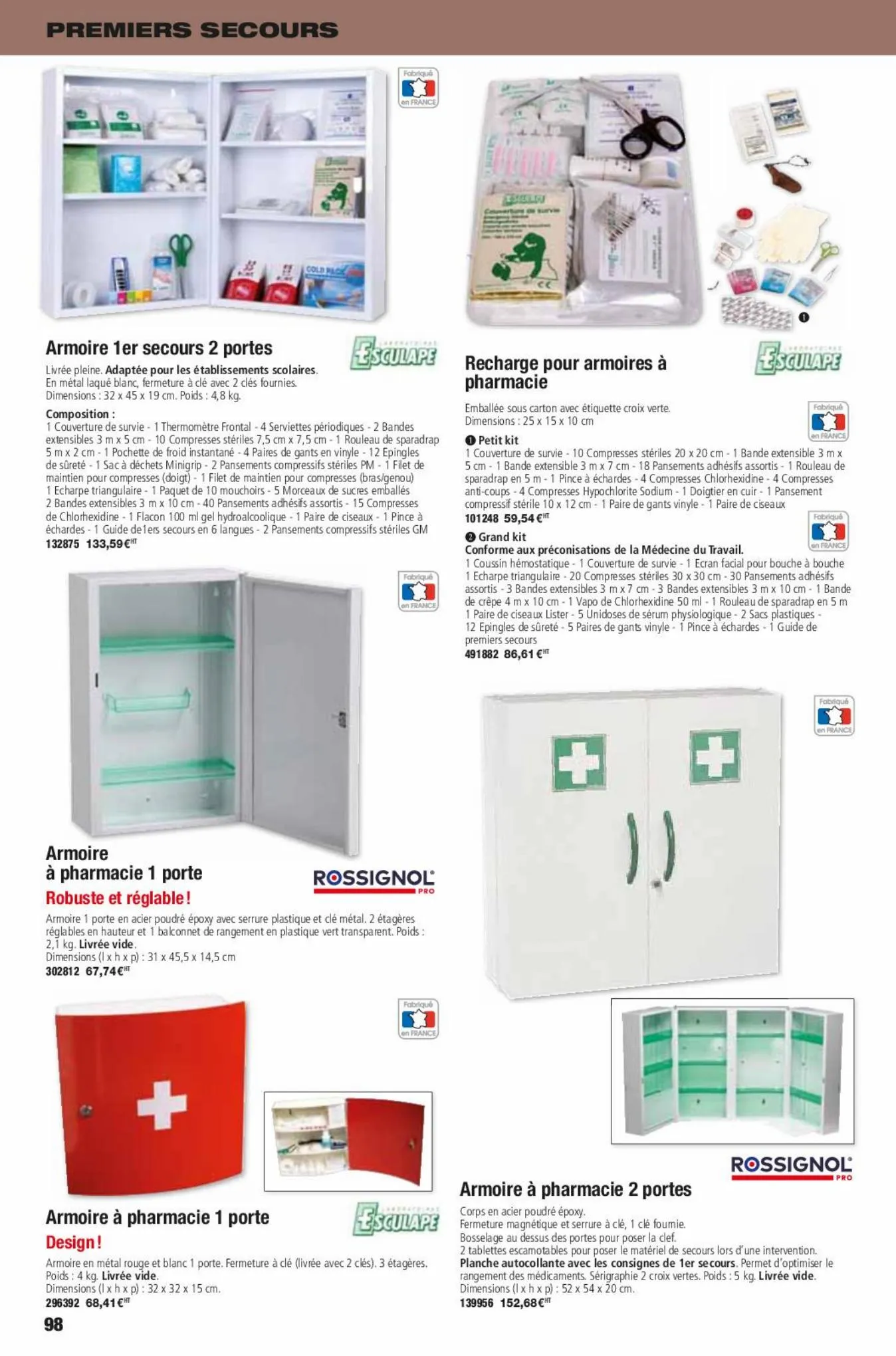 Catalogue Catalogue des Services Généraux Calipage 2022, page 00098