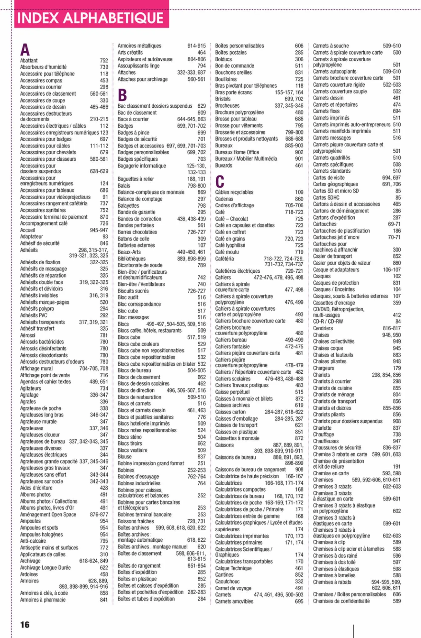 Catalogue Catalogue général Calipage 2022, page 00016