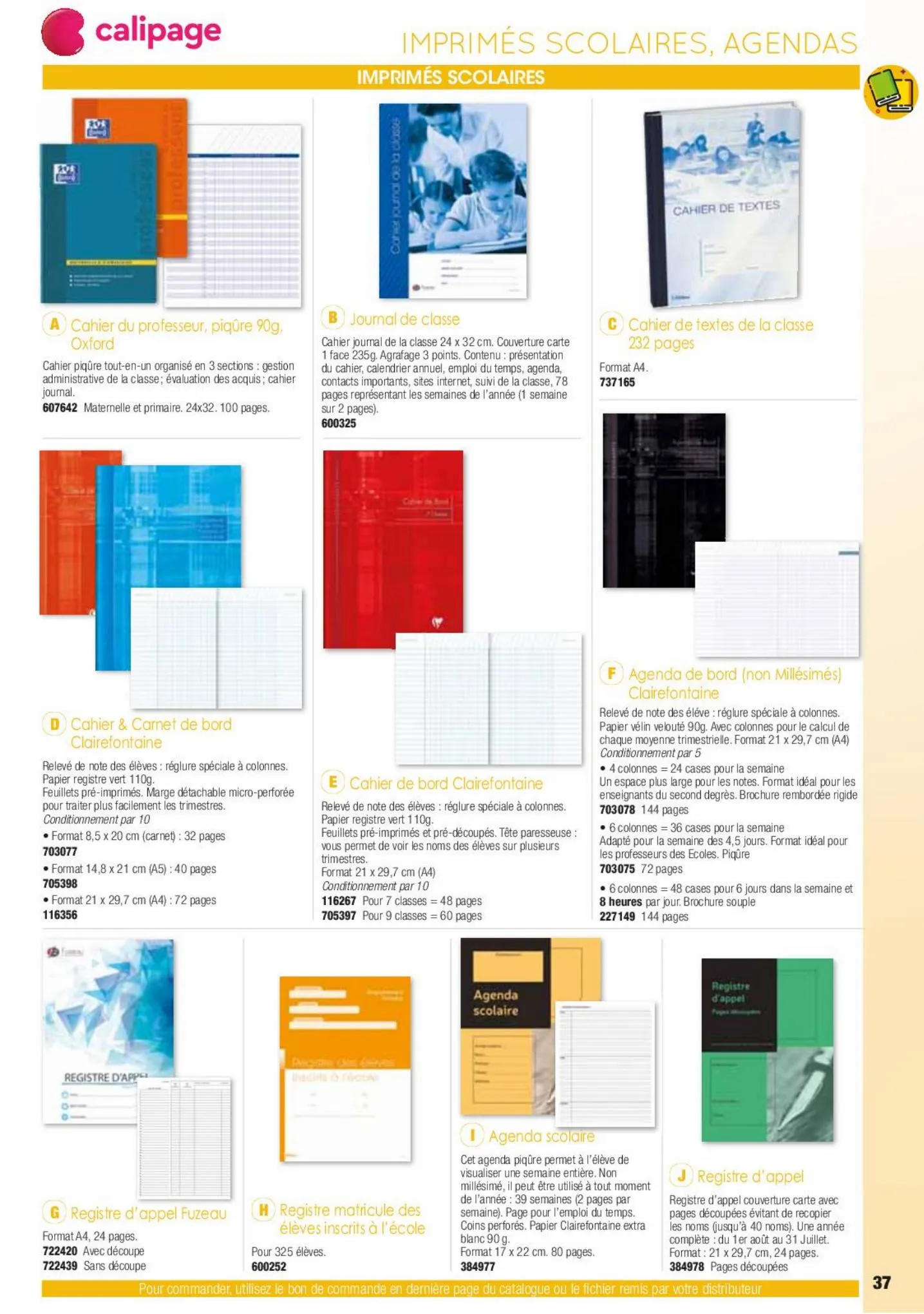 Catalogue Catalogue des écoles et des Loisirs Calipage 2022, page 00037