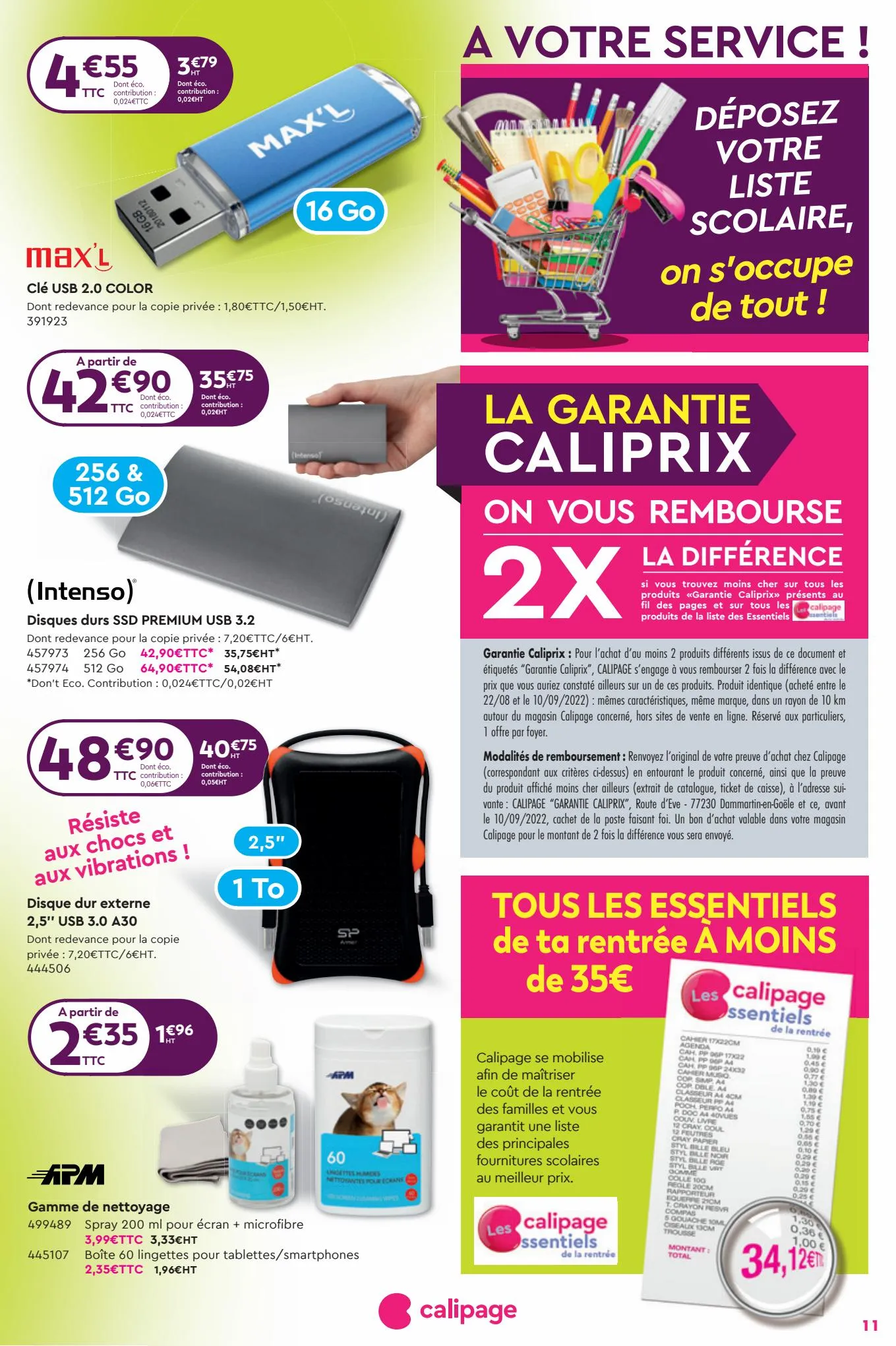 Catalogue Flyer Aout 22 Calipage, page 00011