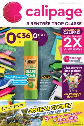 Flyer Aout 22 Calipage