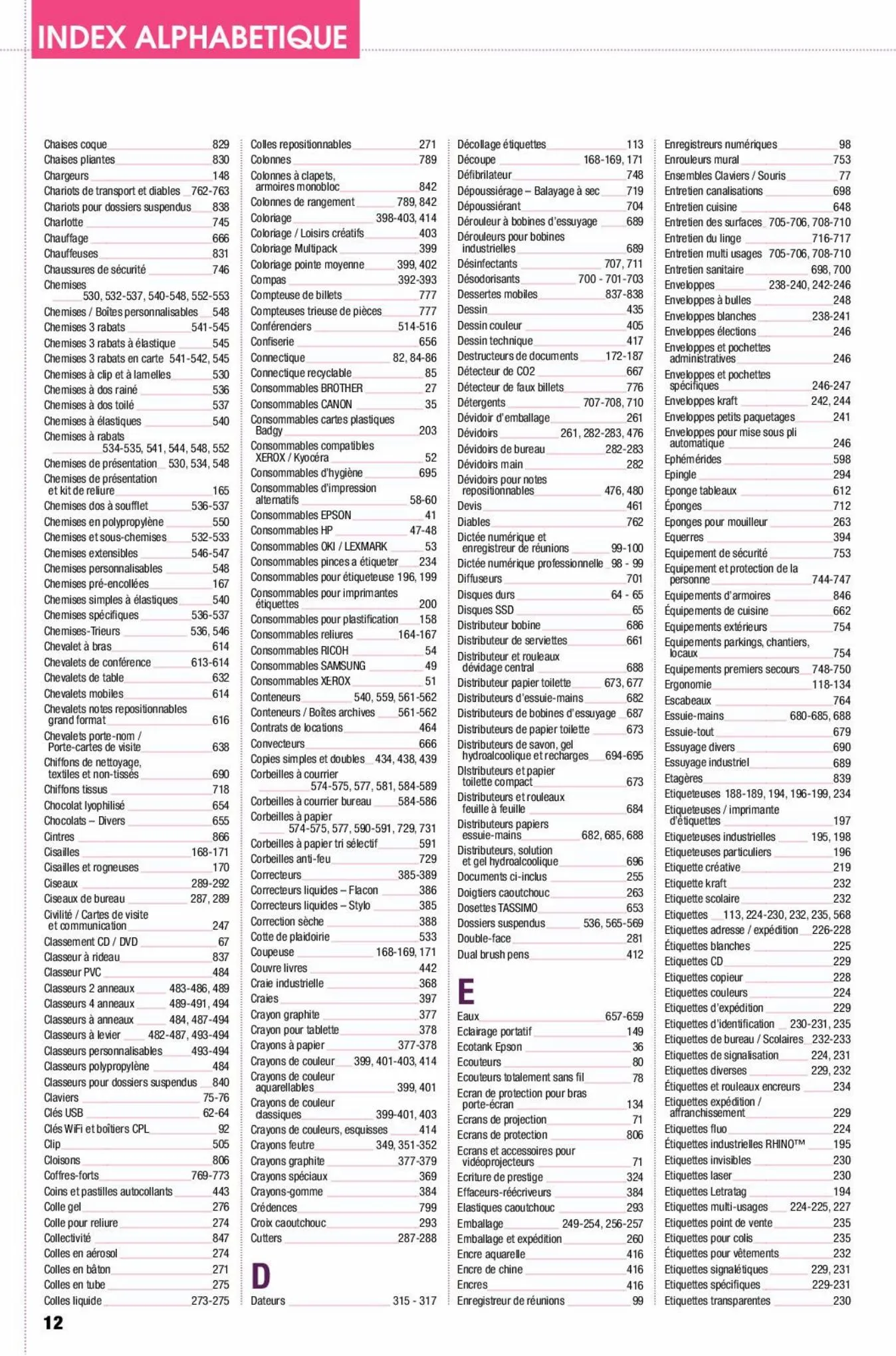 Catalogue Catalogue général Calipage 2023, page 00012