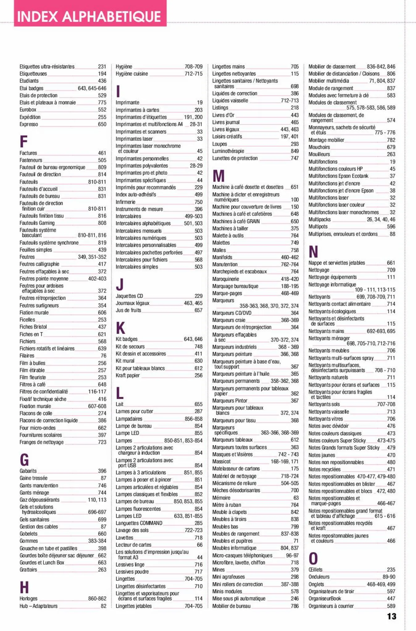 Catalogue Catalogue général Calipage 2023, page 00013