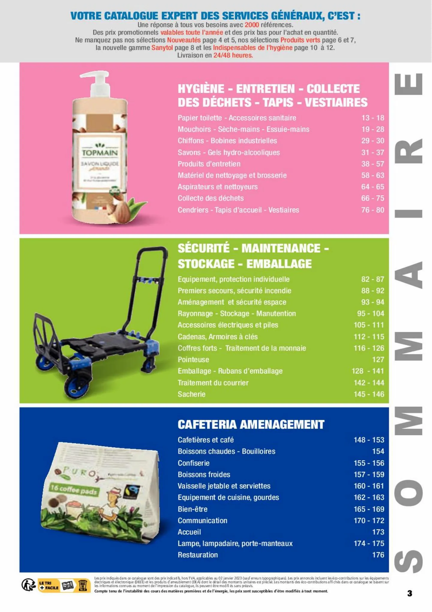 Catalogue Catalogue Services Generaux 2023 Calipage, page 00003