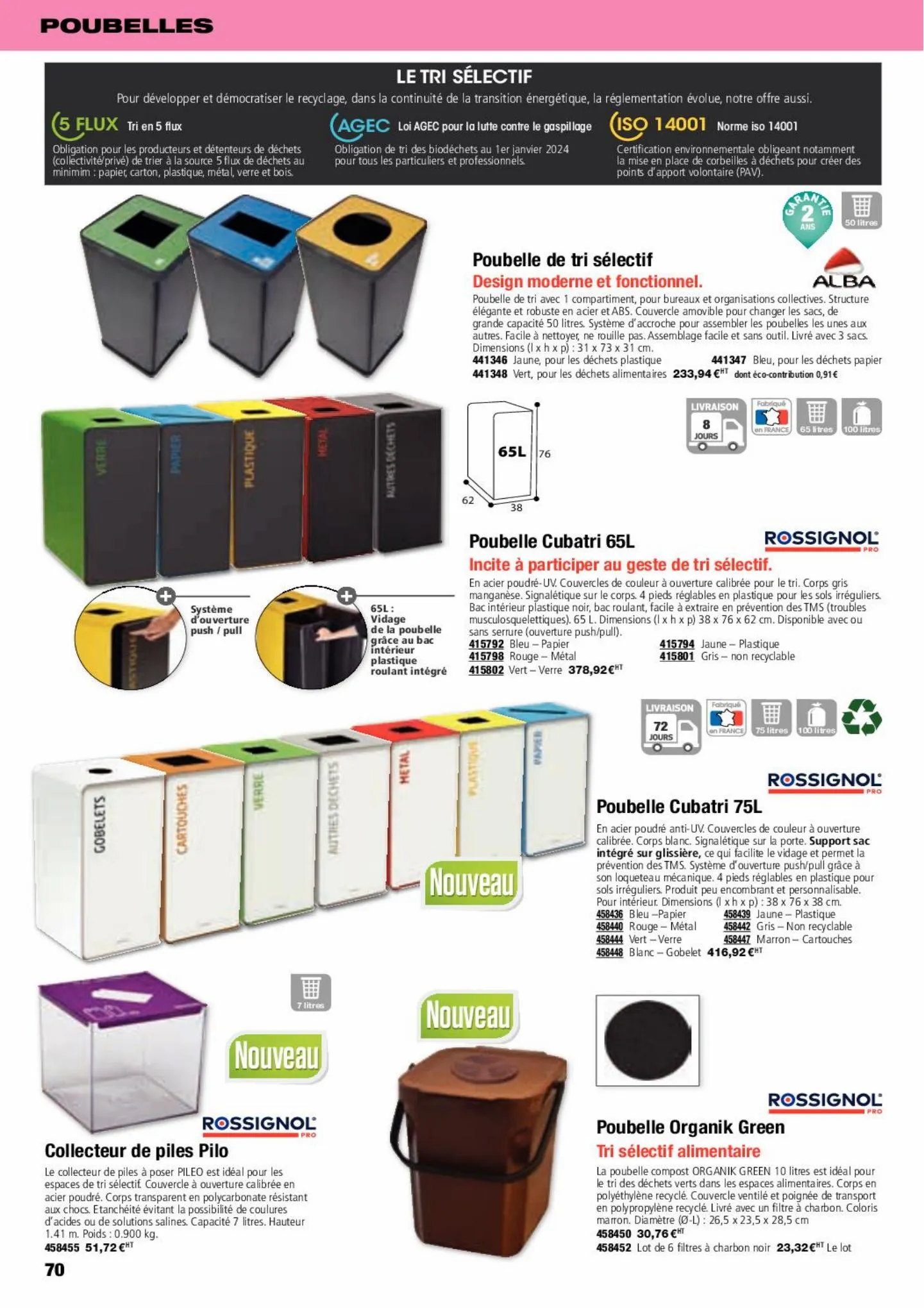 Catalogue Catalogue Services Generaux 2023 Calipage, page 00070