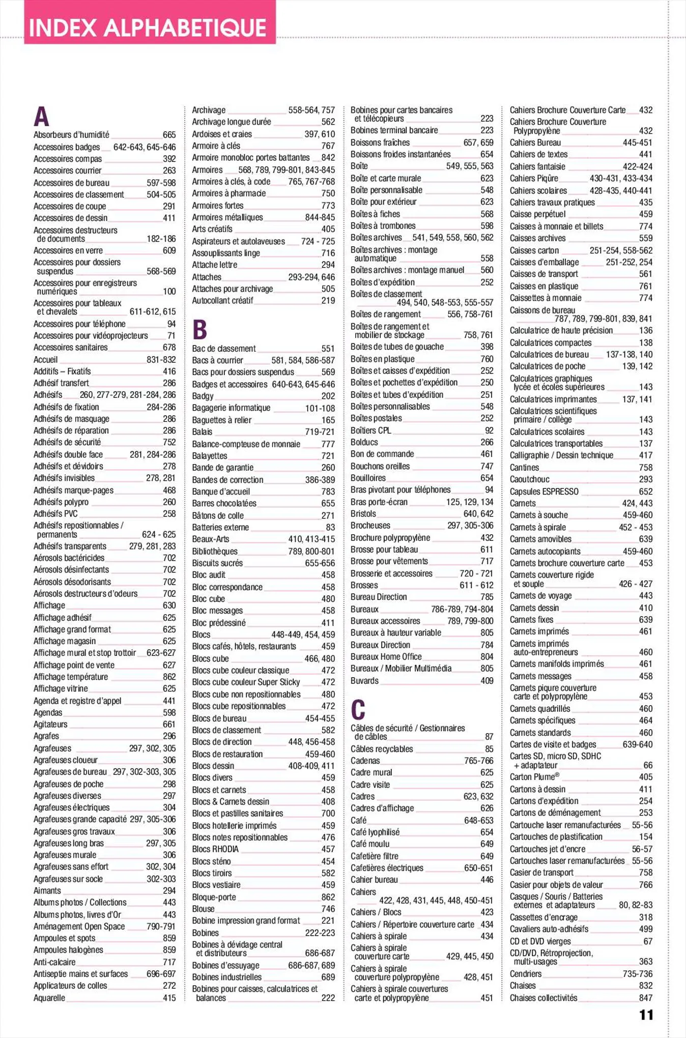 Catalogue Catalogue général Calipage 2023, page 00011