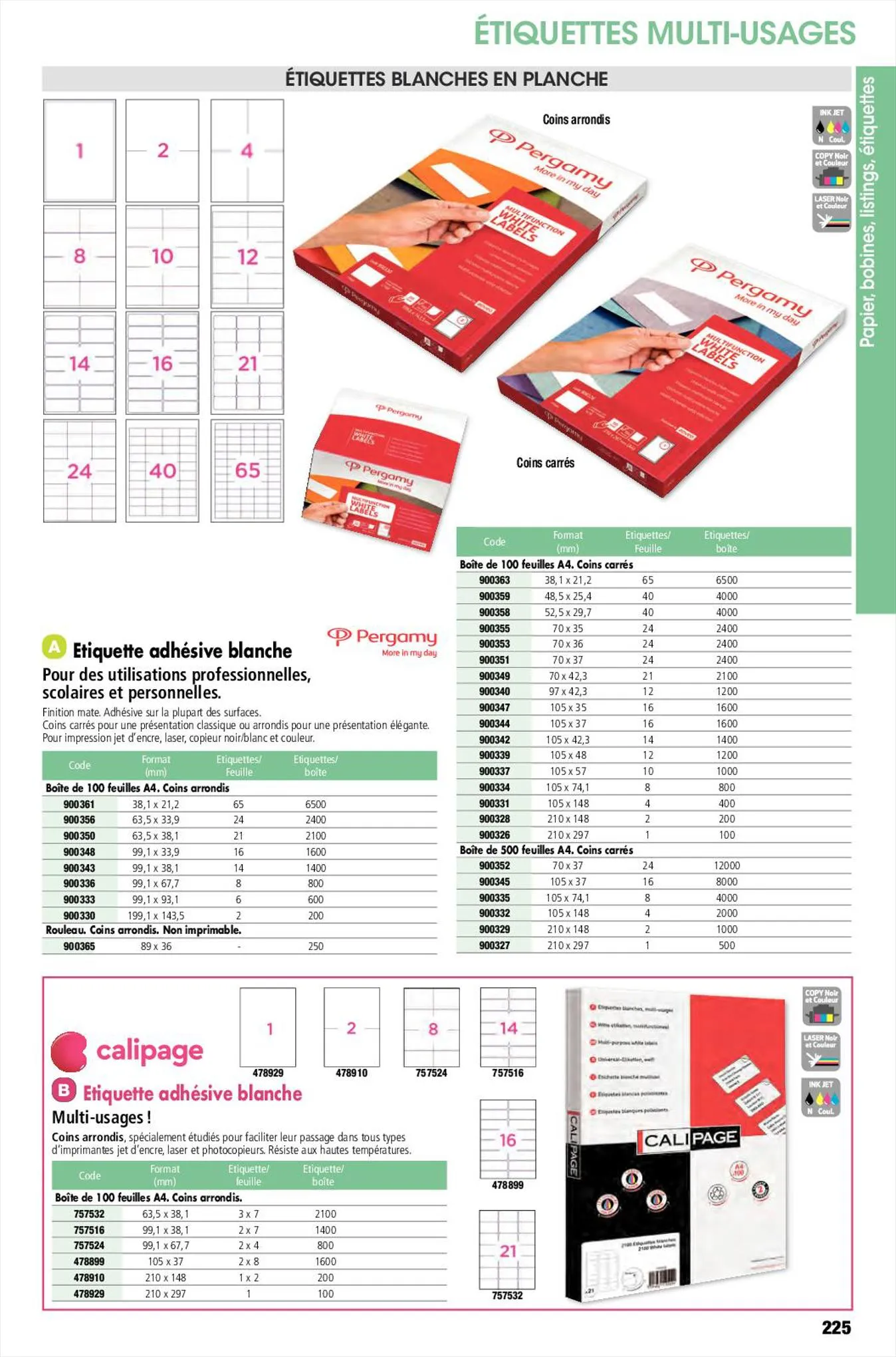 Catalogue Catalogue général Calipage 2023, page 00225