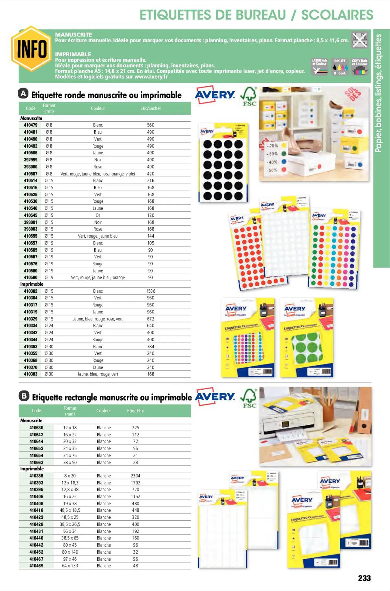 Catalogue Catalogue général Calipage 2023, page 00233