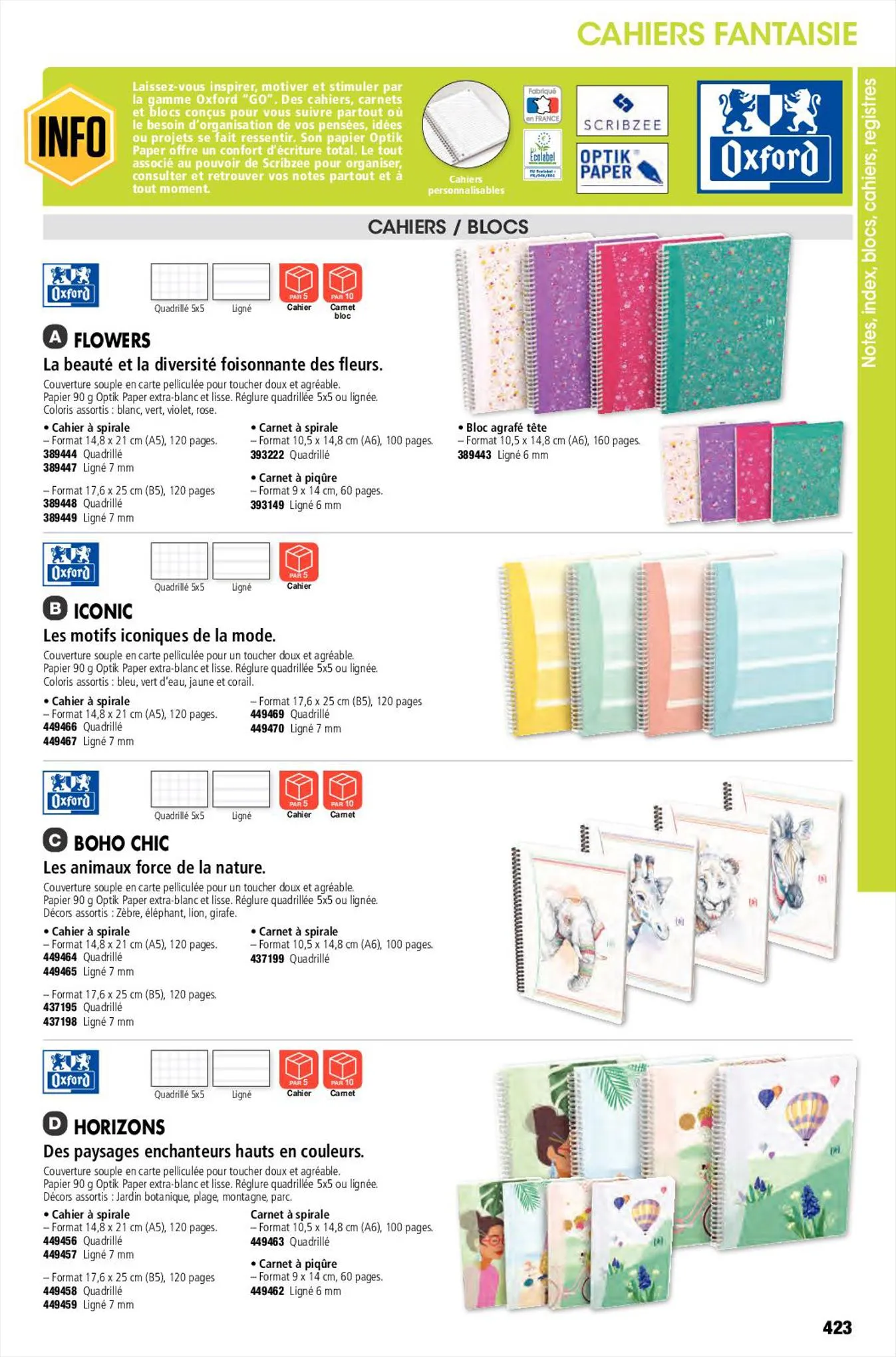 Catalogue Catalogue général Calipage 2023, page 00423