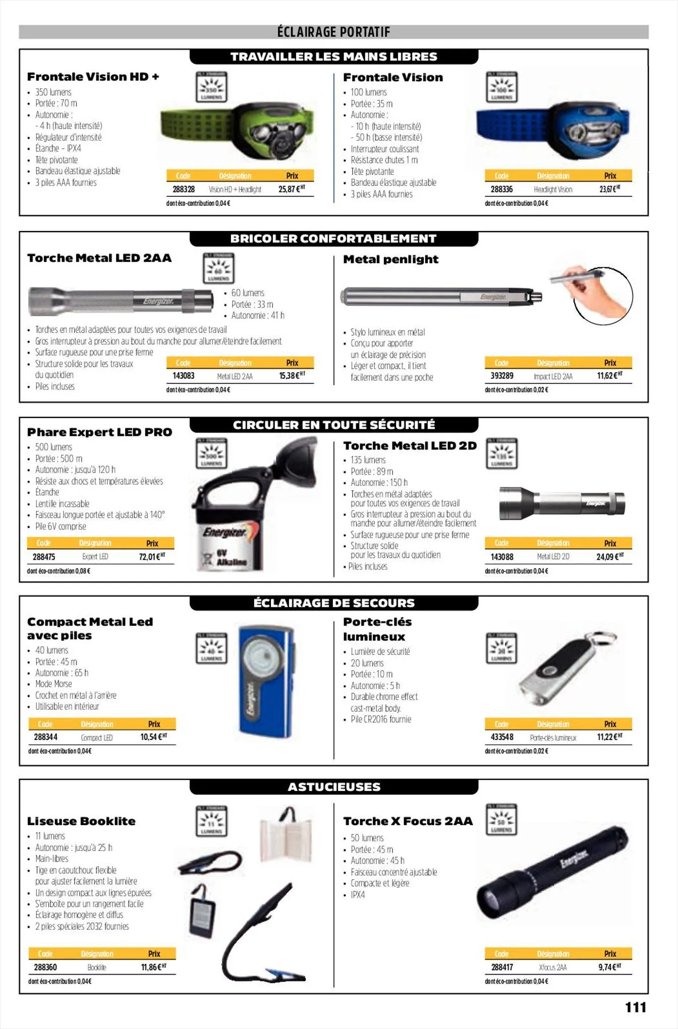 Catalogue Catalogue Calipage, page 00111