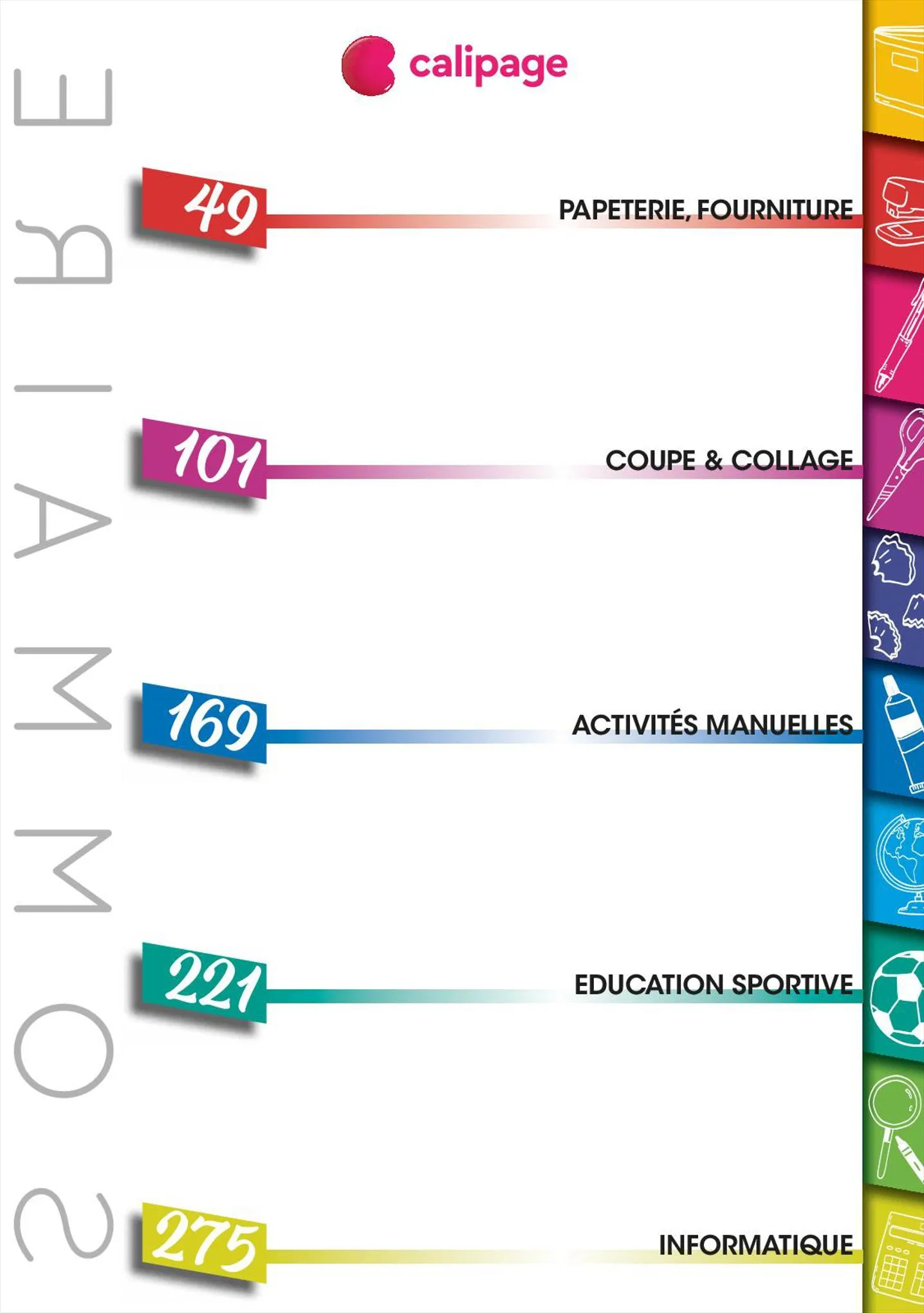 Catalogue Catalogue des écoles et loisirs, page 00009