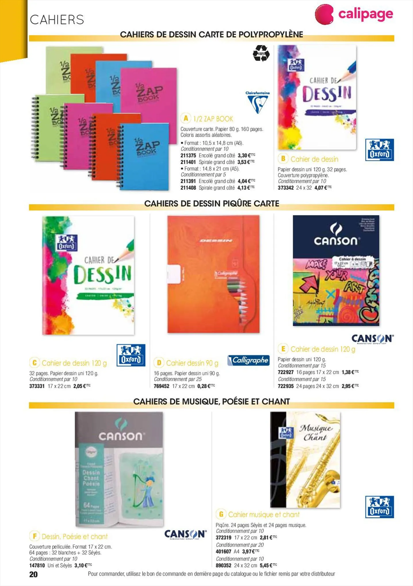 Catalogue Catalogue des écoles et loisirs, page 00020